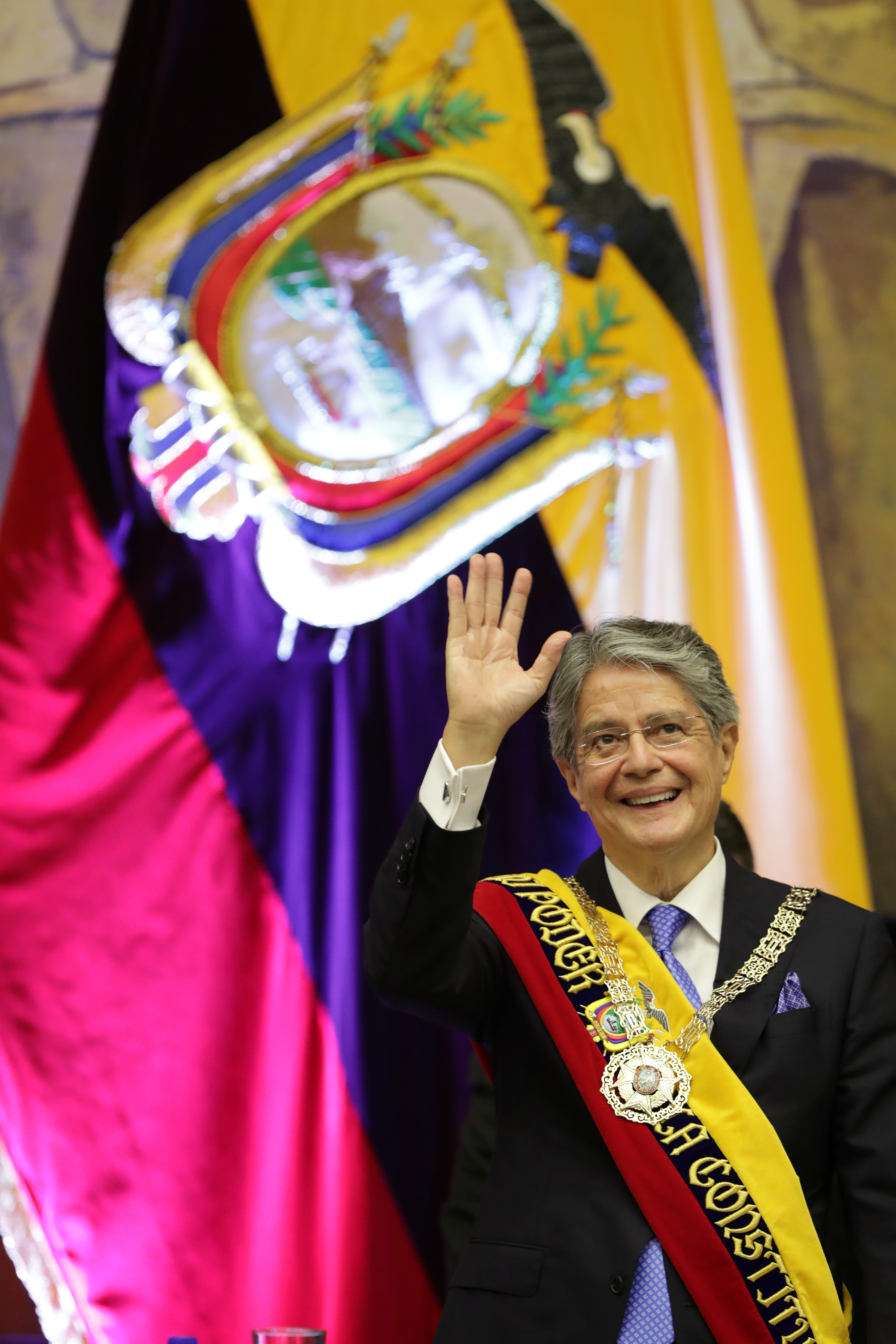 Ecuador’s new President Guillermo Lasso takes office, in Quito