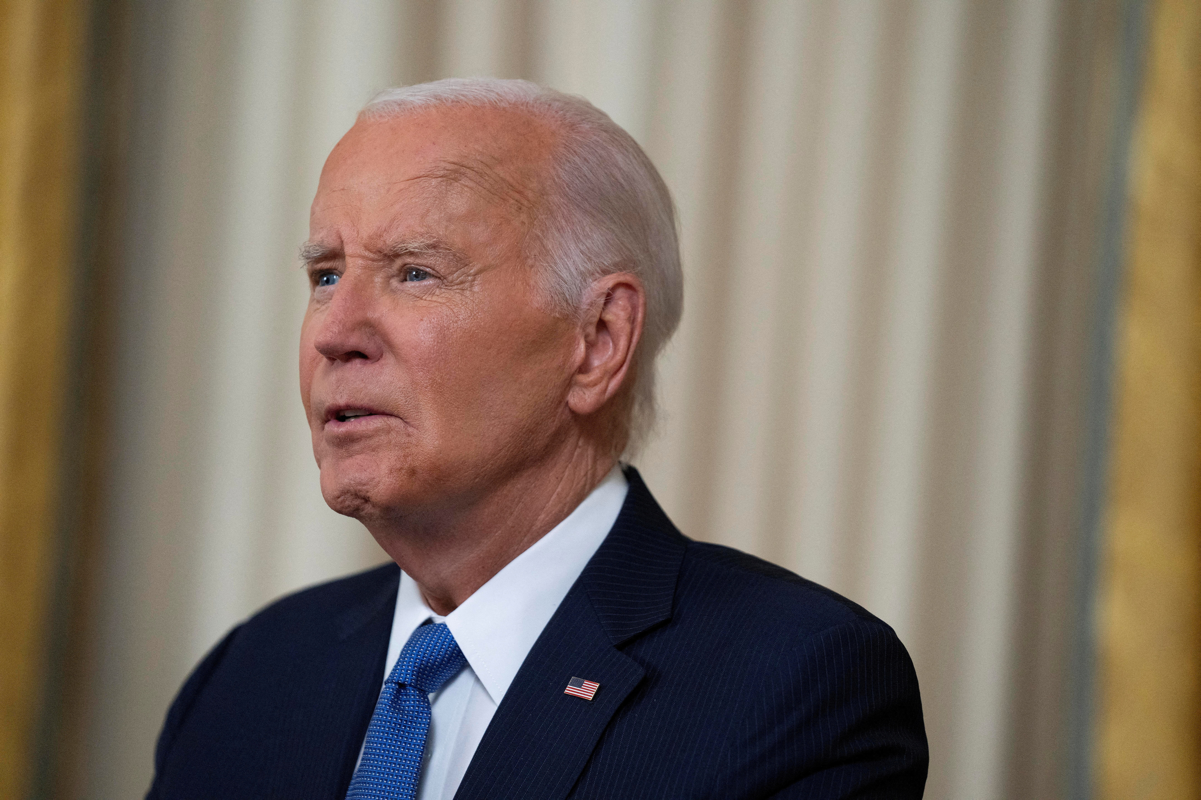 U.S. President Joe Biden addresses the nation on his decision to end his reelection bid in Washington