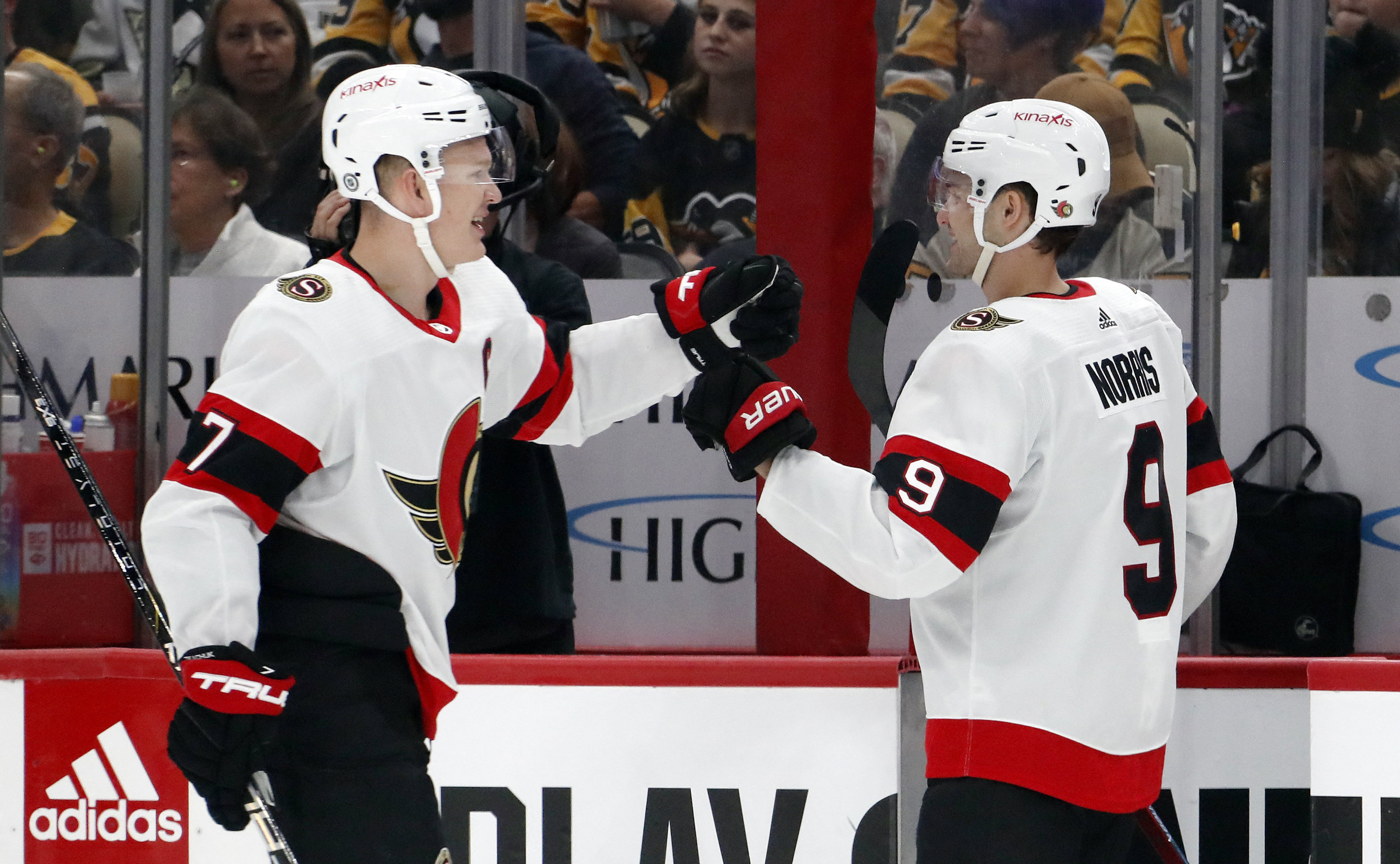 Brady Tkachuk's Two Goals Help Senators Top Penguins | Reuters