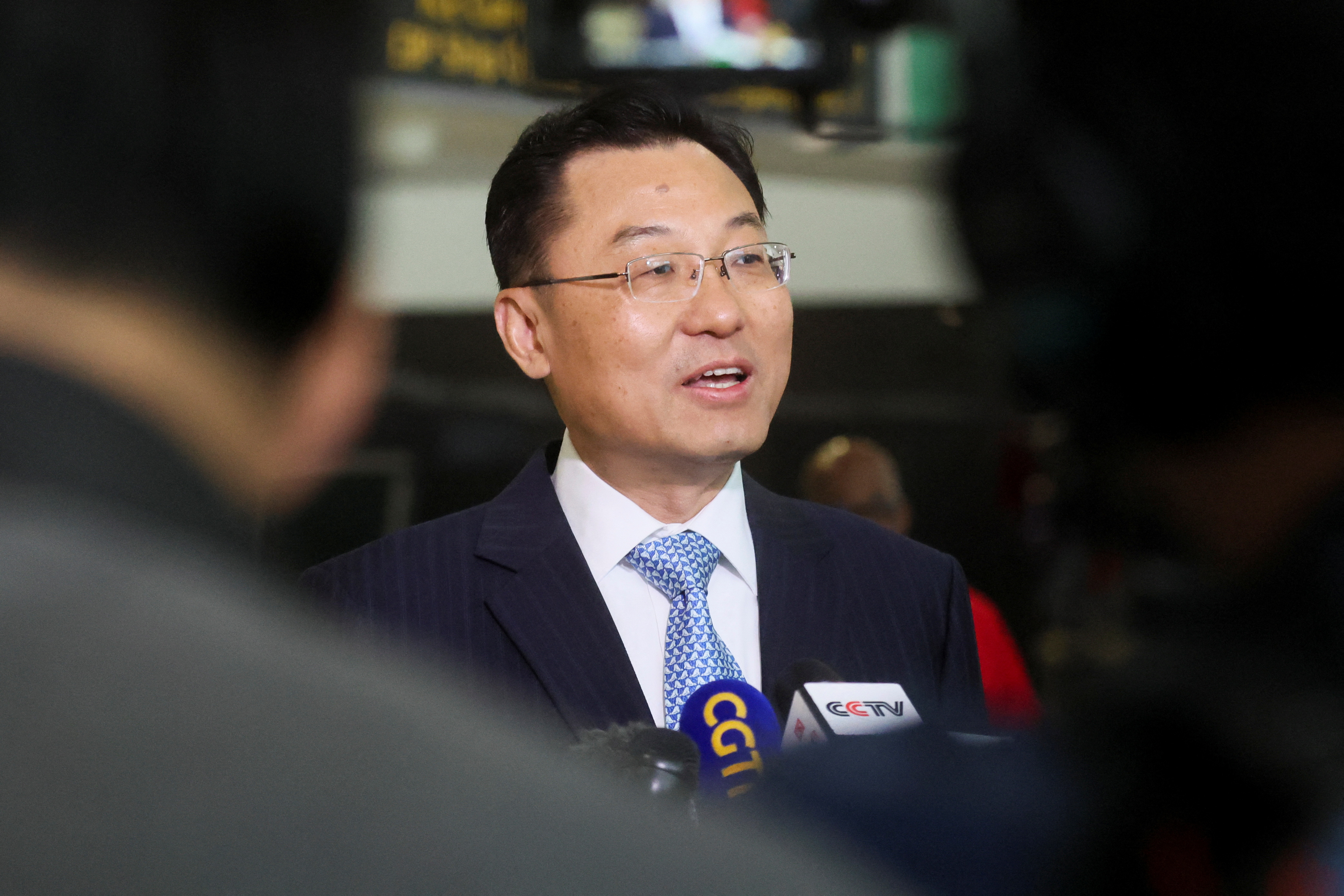 Xie Feng, China's new ambassador to the U.S., arrives at JFK airport in New York City