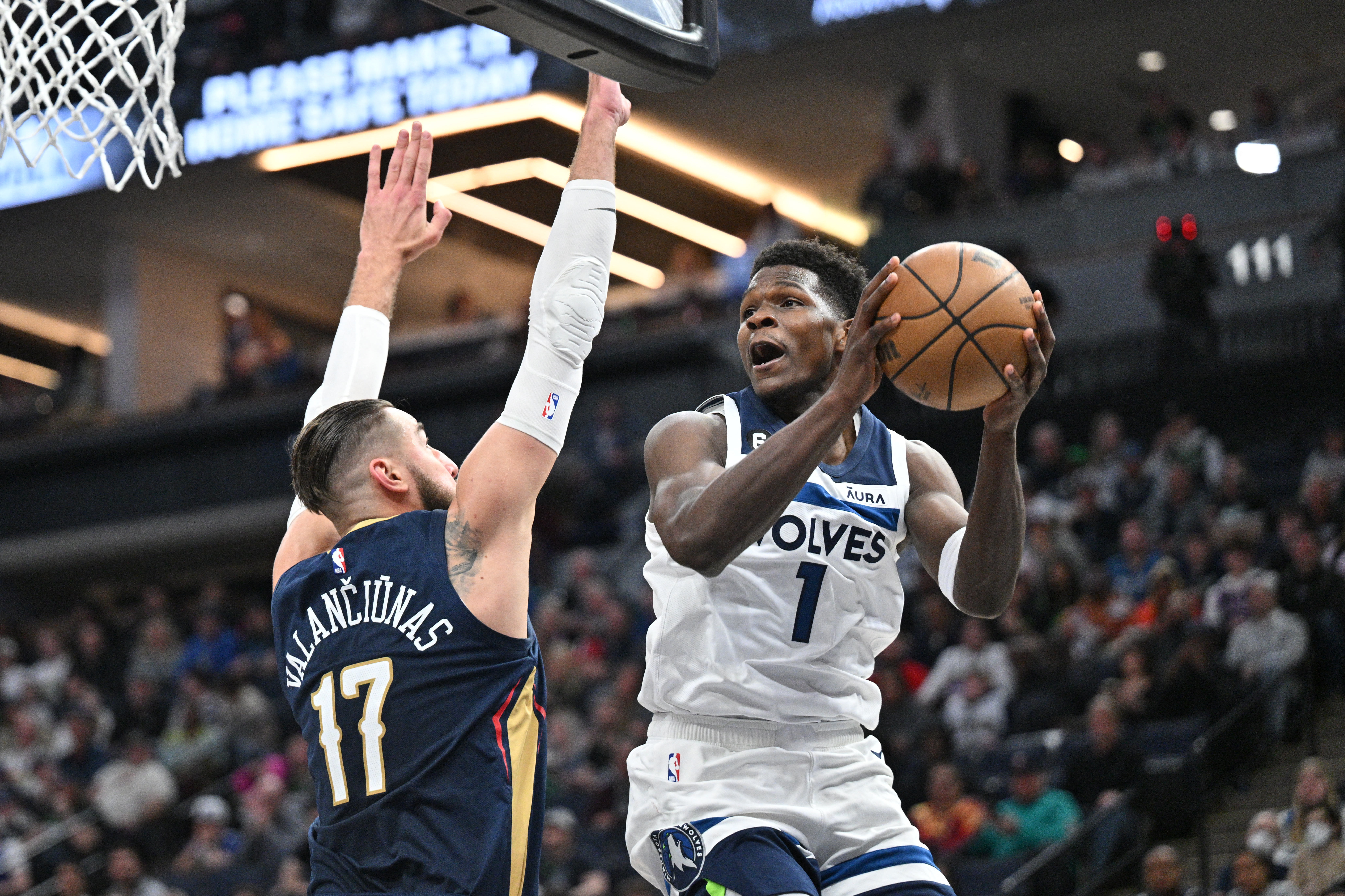 Clint Capela with 10 Blocks vs. Minnesota Timberwolves