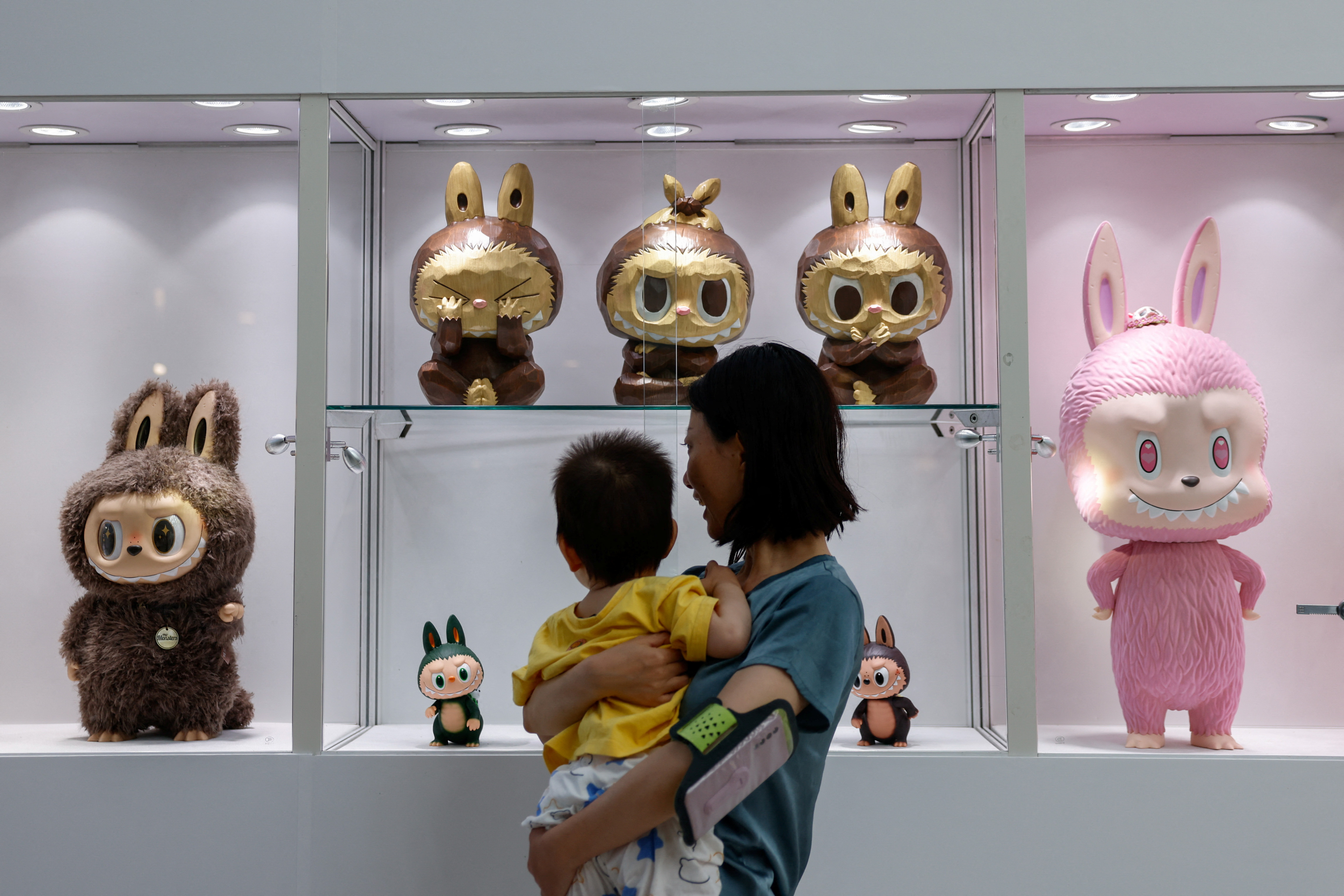 Labubu human-sized figure sells for over $150,000 at Beijing