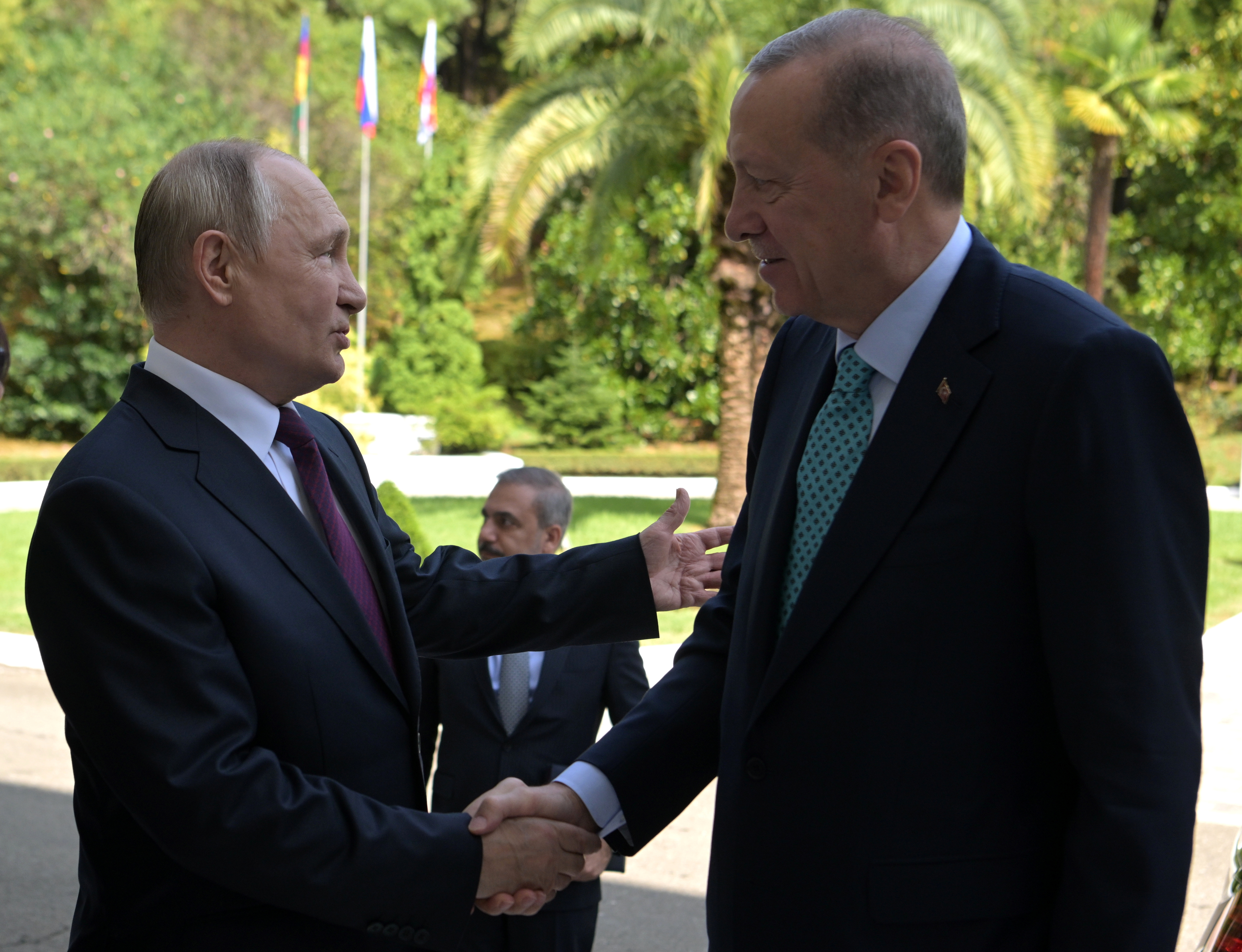Russian President Putin and Turkish President Erdogan meet in Sochi
