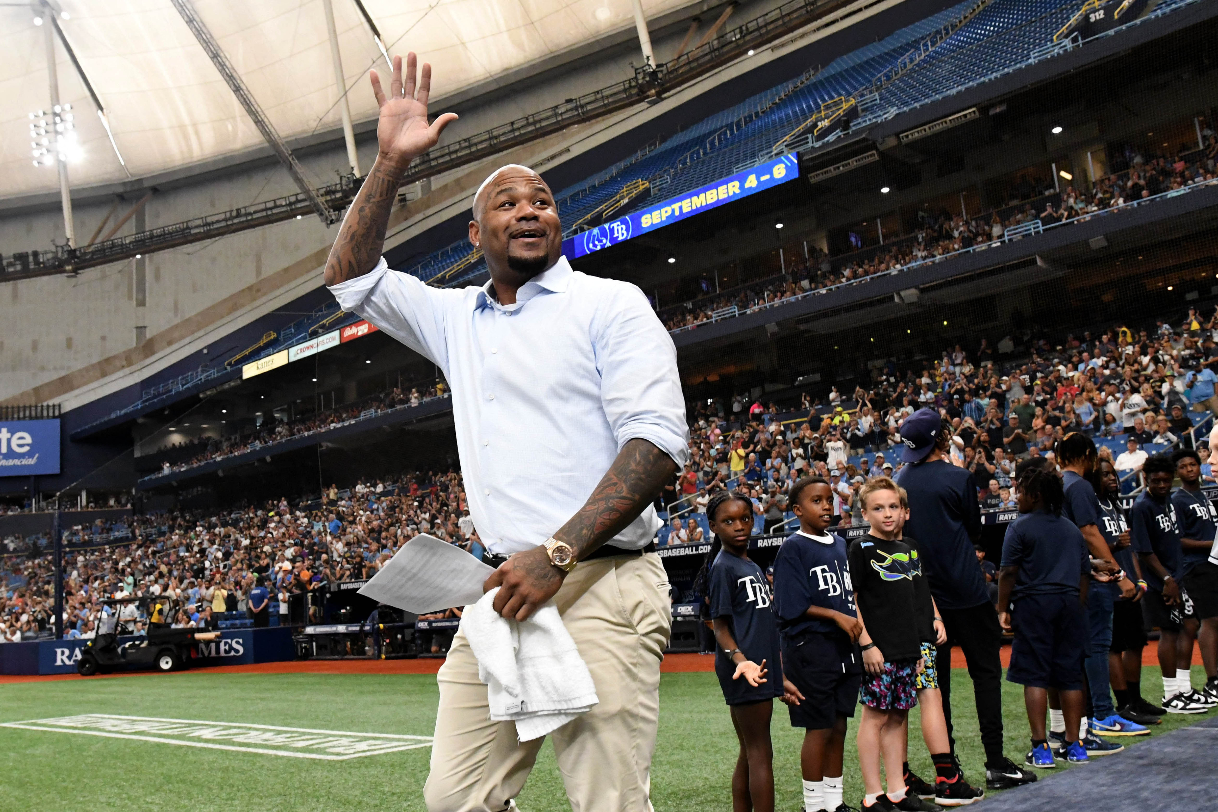 Carl Crawford inducted into Rays Hall of Fame