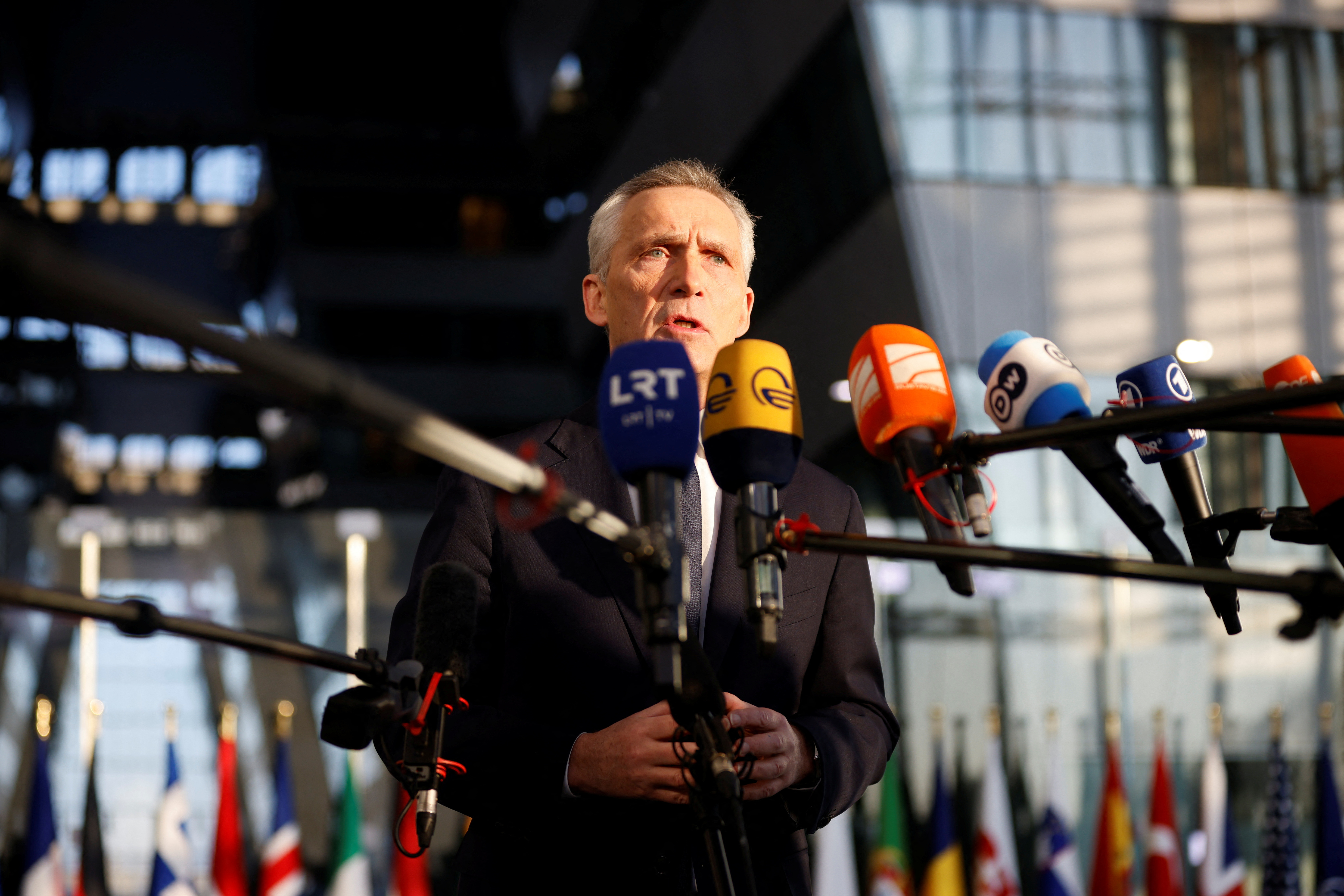 NATO defence ministers meeting in Brussels