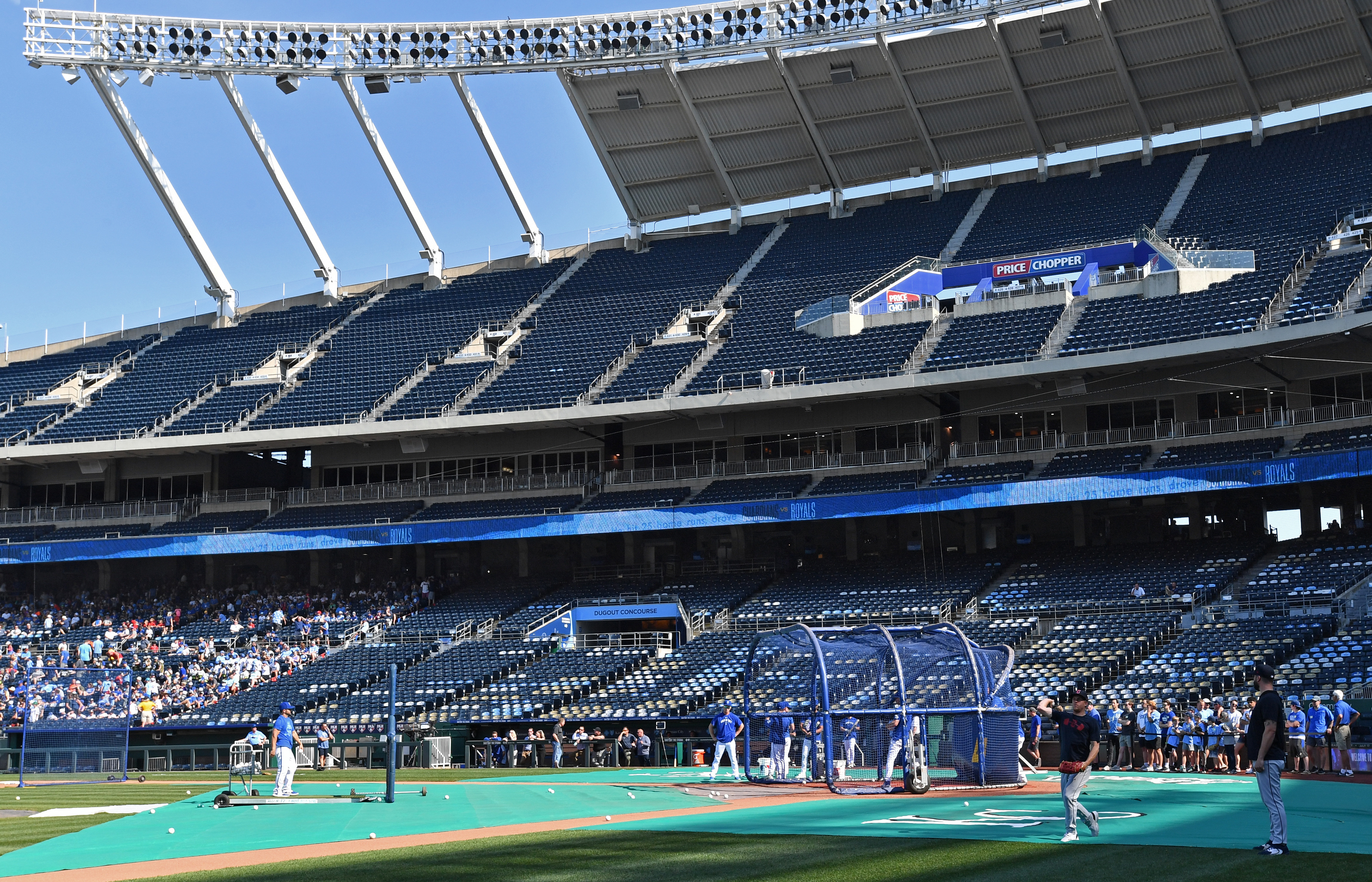 Section 433 at Kauffman Stadium 