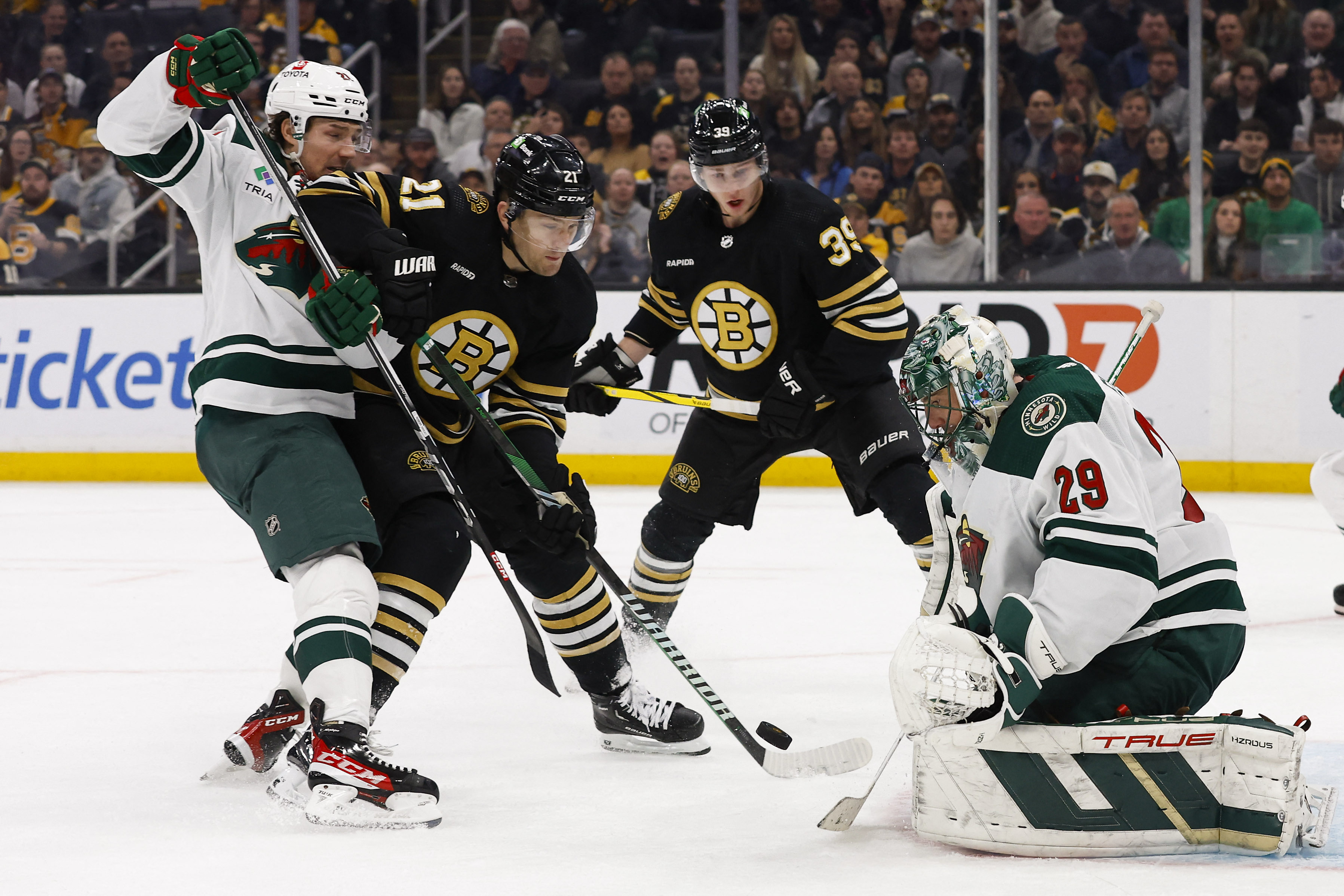 Kirill Kaprizov, Wild slip past Bruins in overtime | Reuters