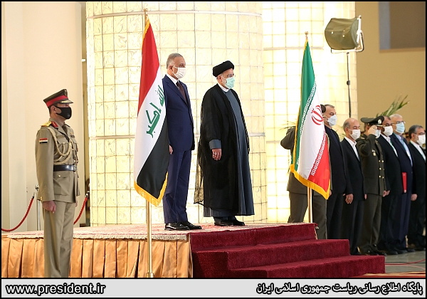 Iran's President Ebrahim Raisi meets Iraqi Prime Minister Mustafa al-Kadhimi in Tehran