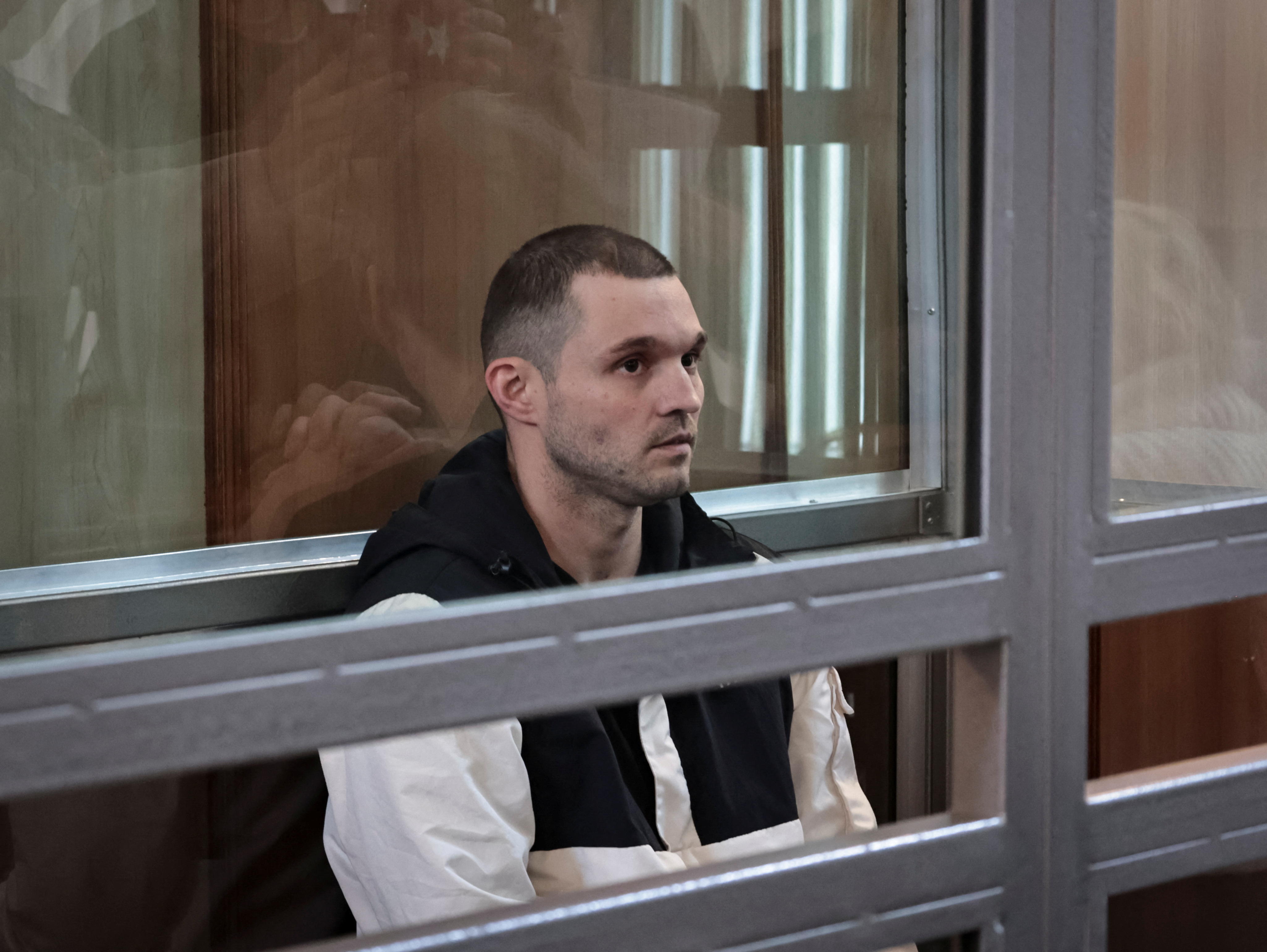 mGordon Black, a U.S. Army staff sergeant detained in Russia, appears in court in Vladivostok