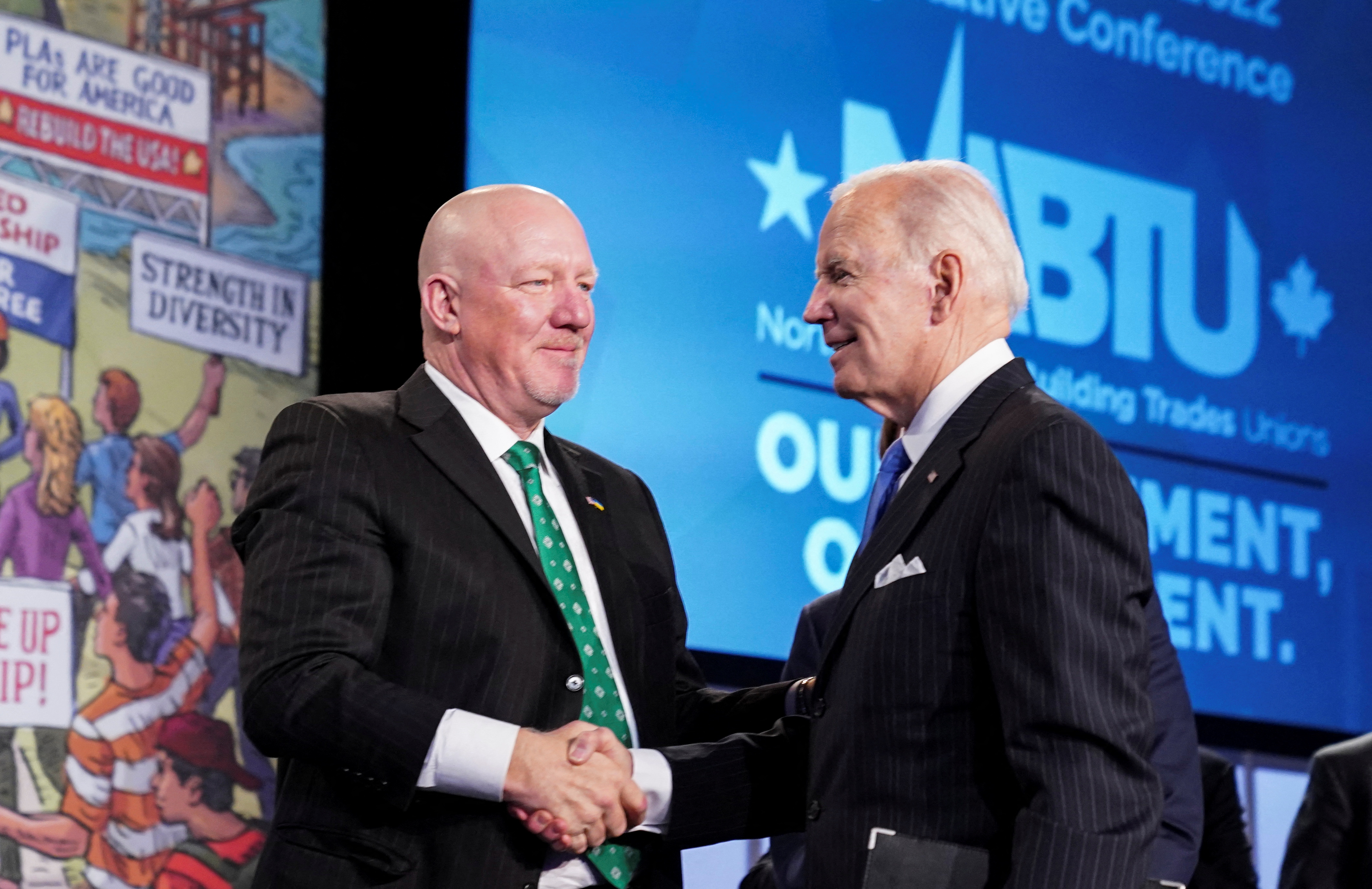 U.S. Joe Biden addresses the North America’s Building Trades Unions (NABTU) Legislative Conference in Washington
