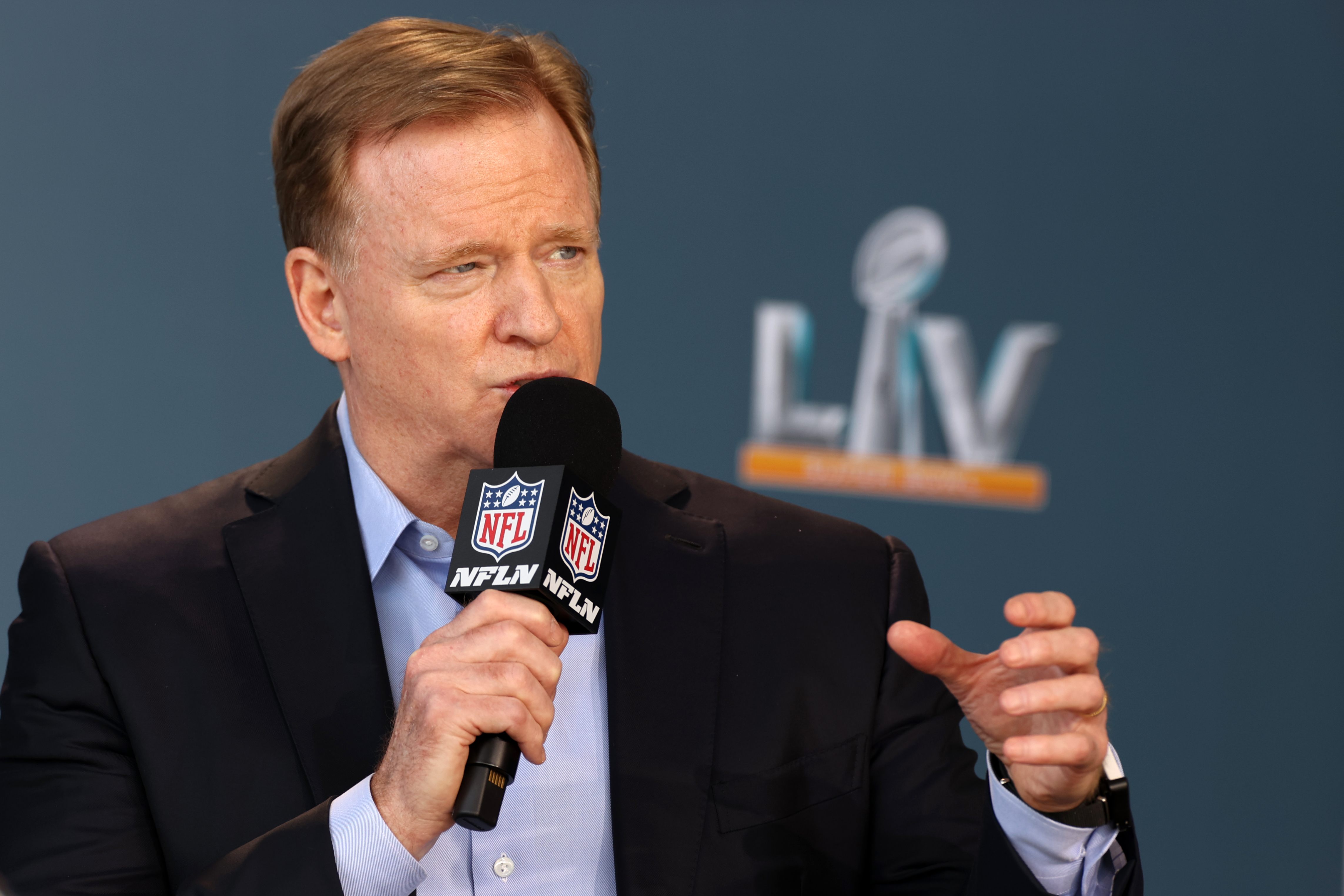 NFL Commissioner Roger Goodell addresses diversity efforts, state