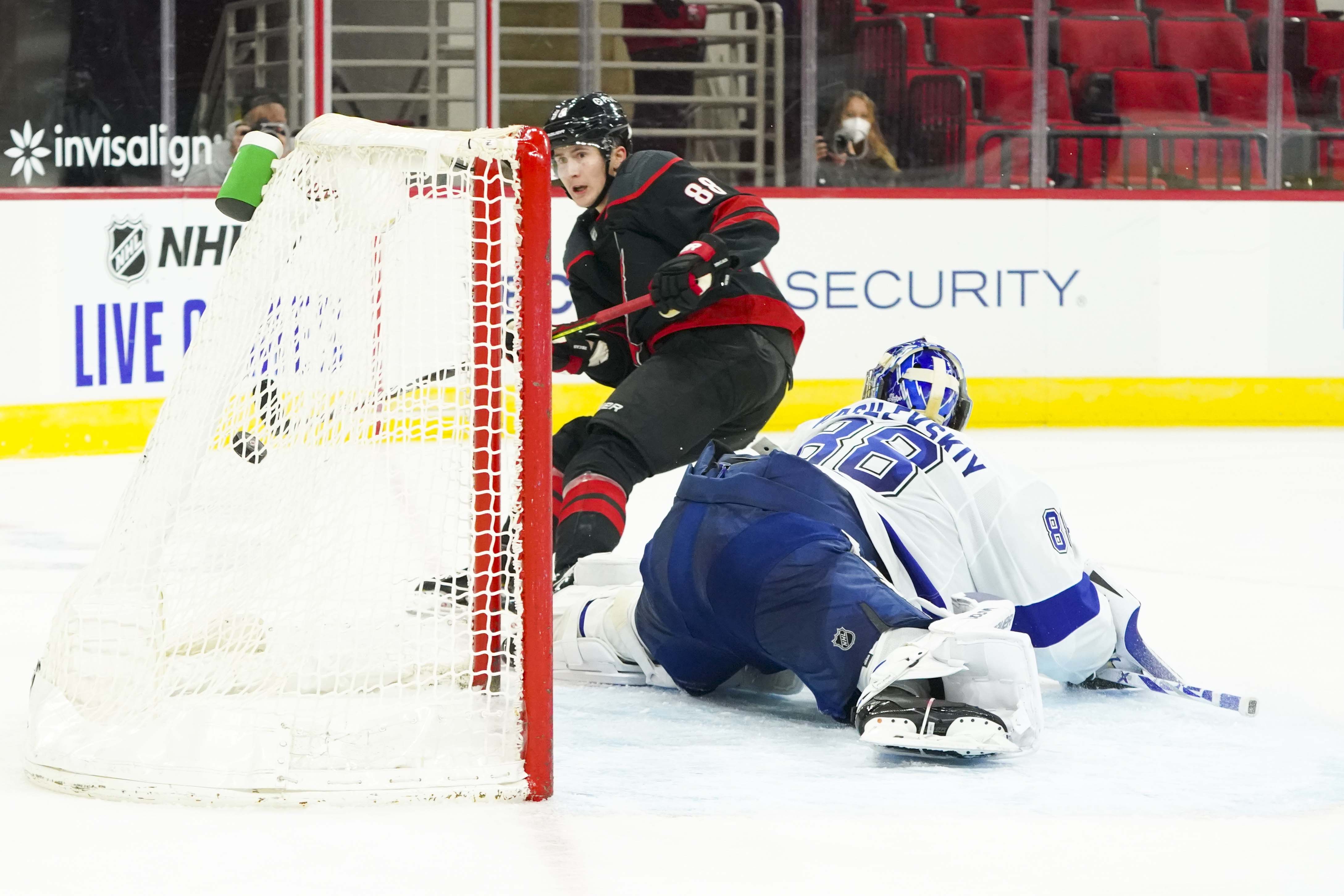 NHL roundup Overtime goal helps Carolina down Tampa Bay Reuters