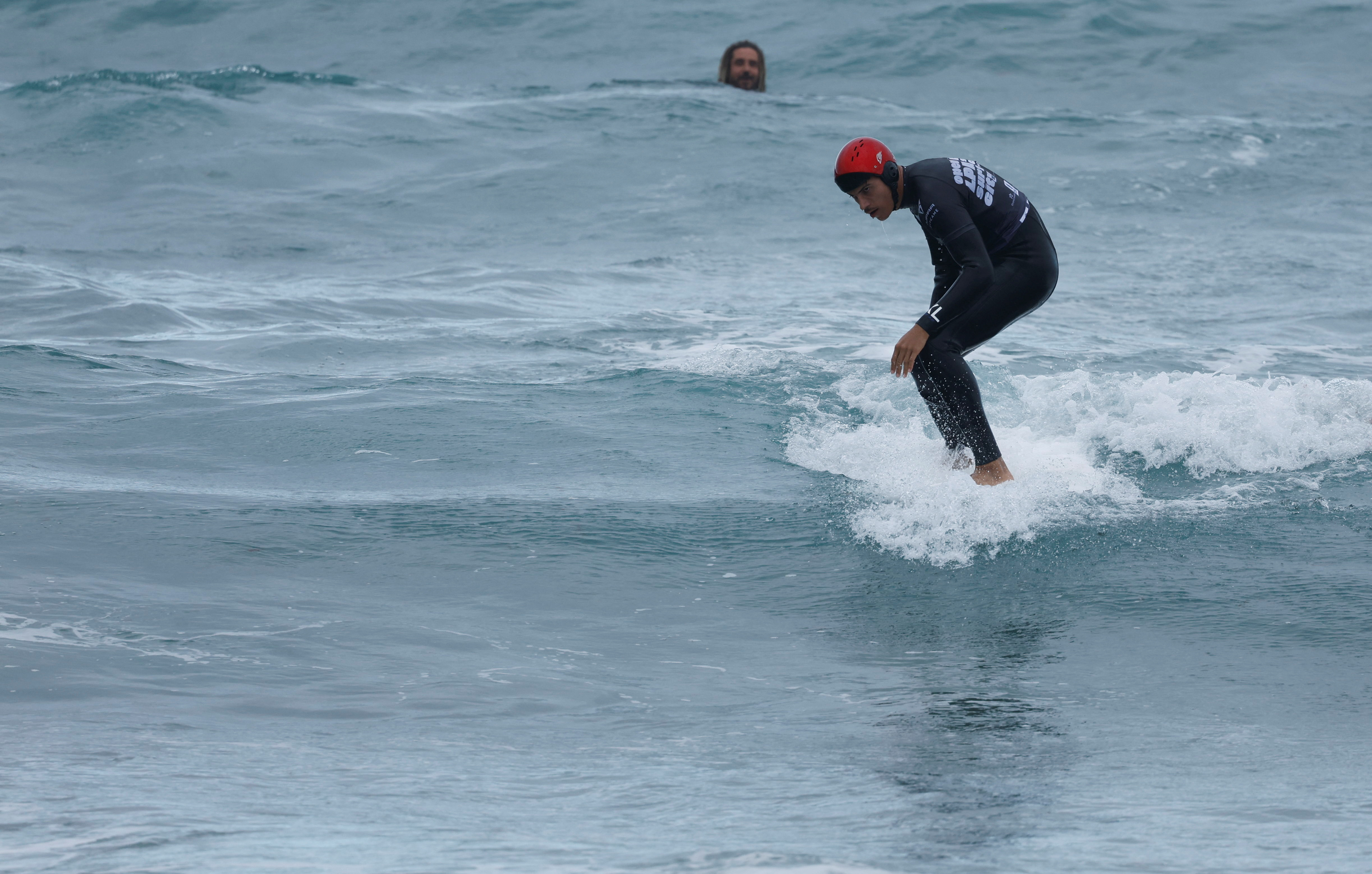 The limit is in your head' - disabled surfers compete in Canary Islands