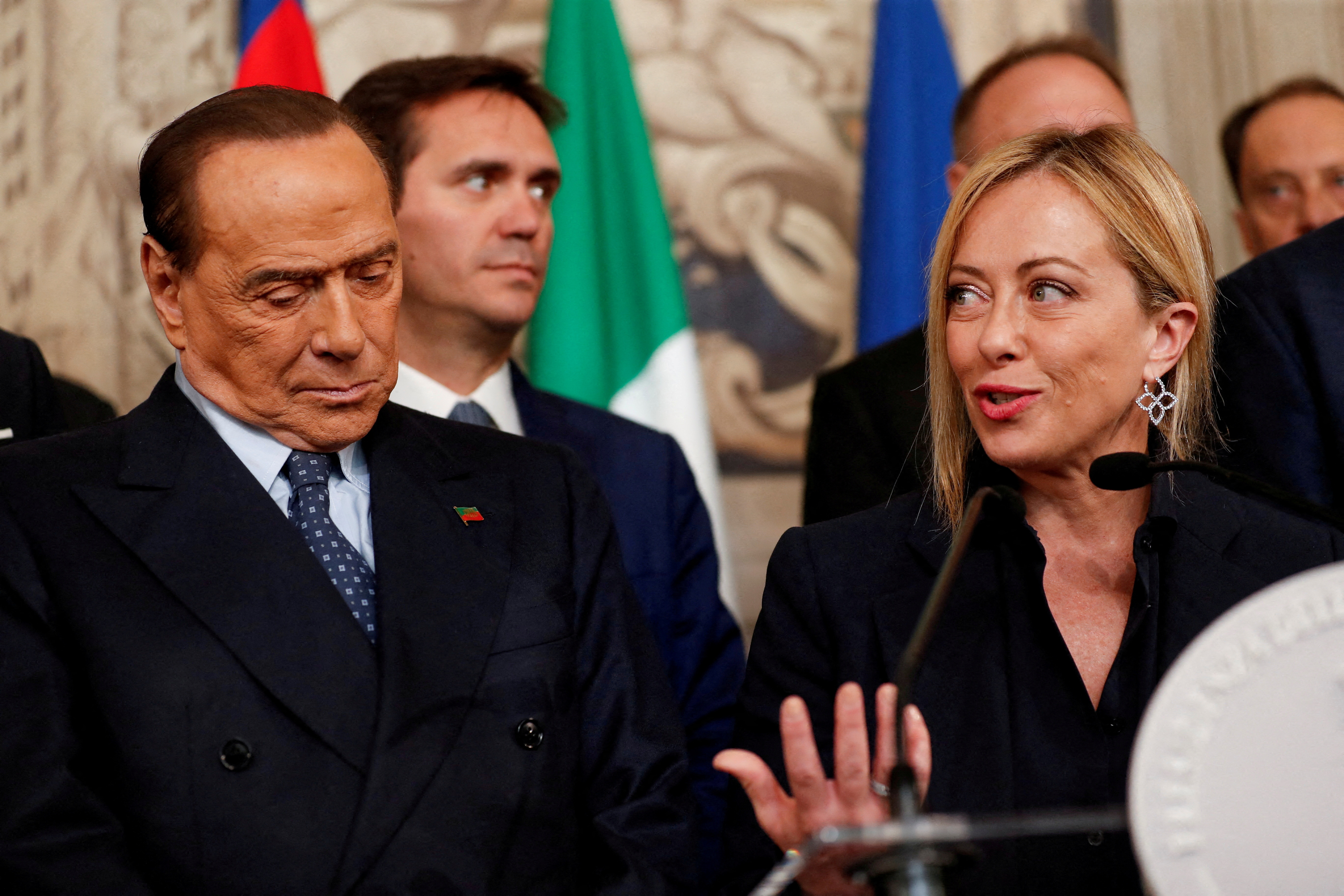 Премьер италии рост. Премьер-министр Италии Джорджа Мелони. Сильвио Берлускони 2022. Сильвио Берлускони 2023.