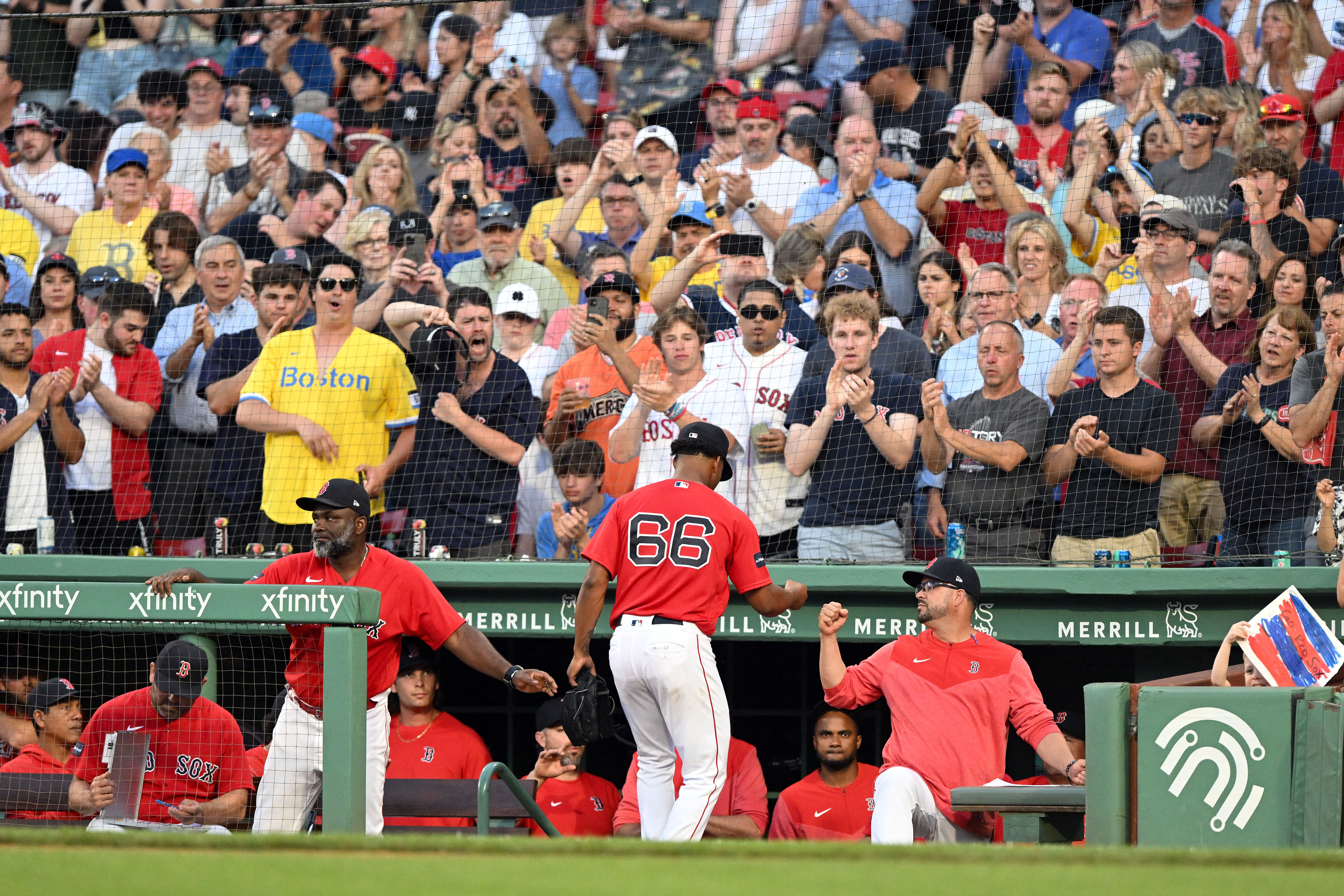 Marlins end Red Sox no hit bid, sweep Fenway series