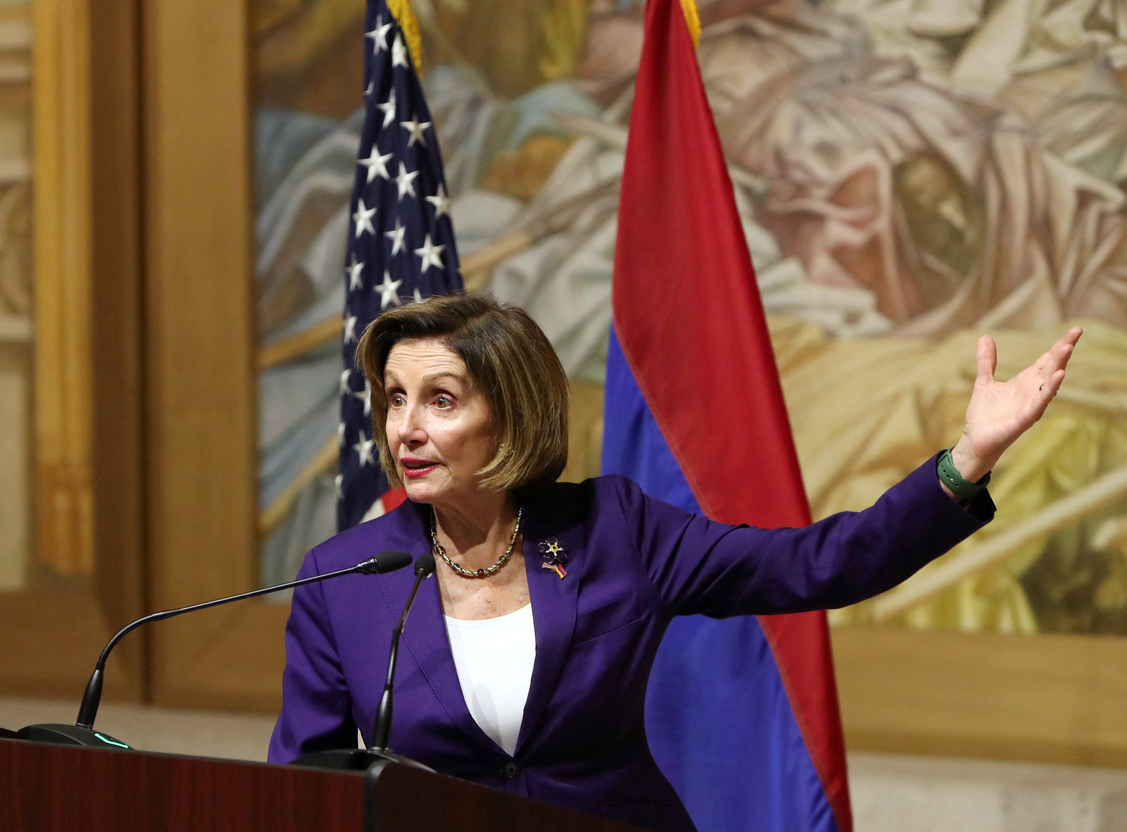 Pelosi condemns Azerbaijan's attacks on Armenia