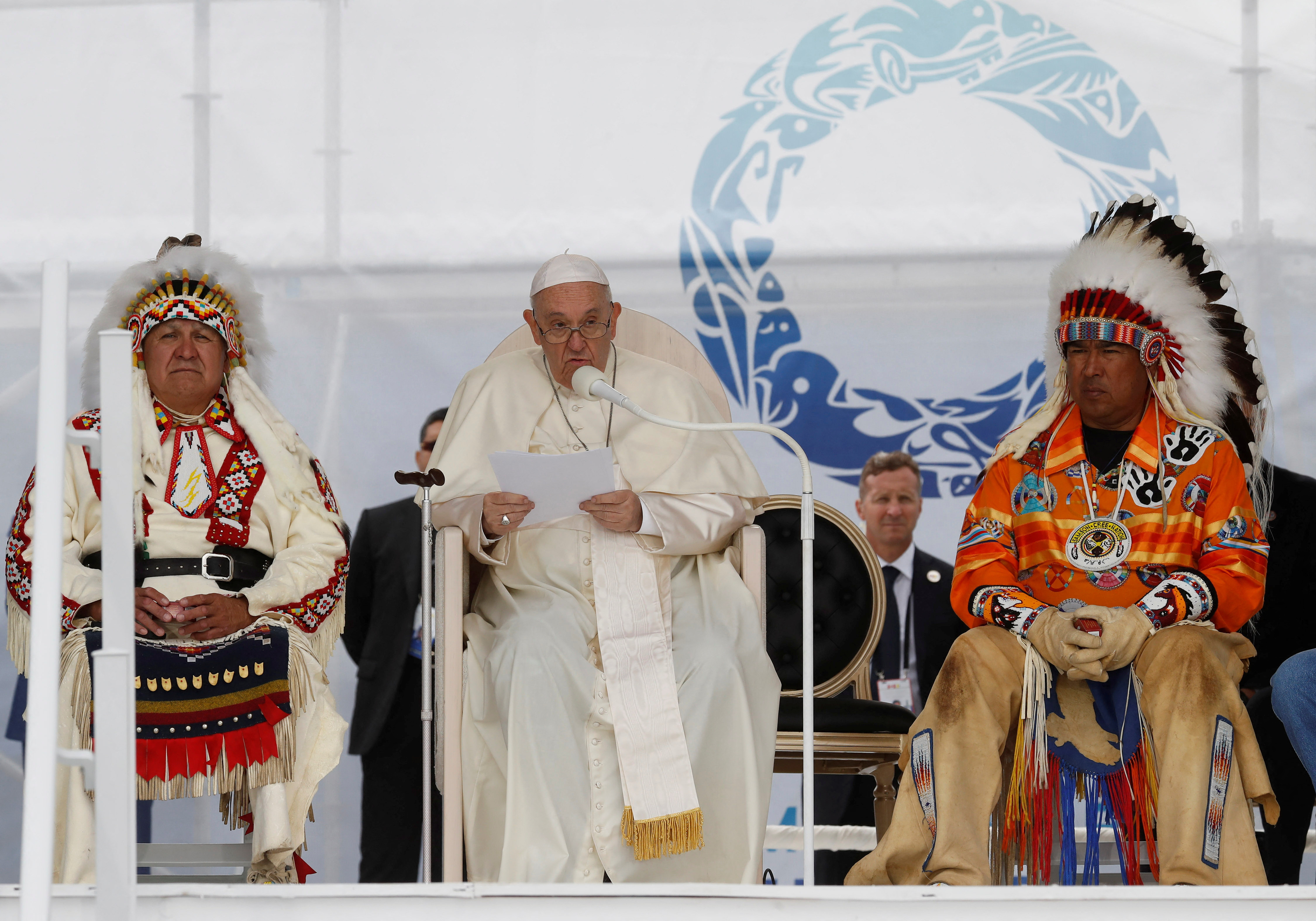 Pope Francis visits Alberta