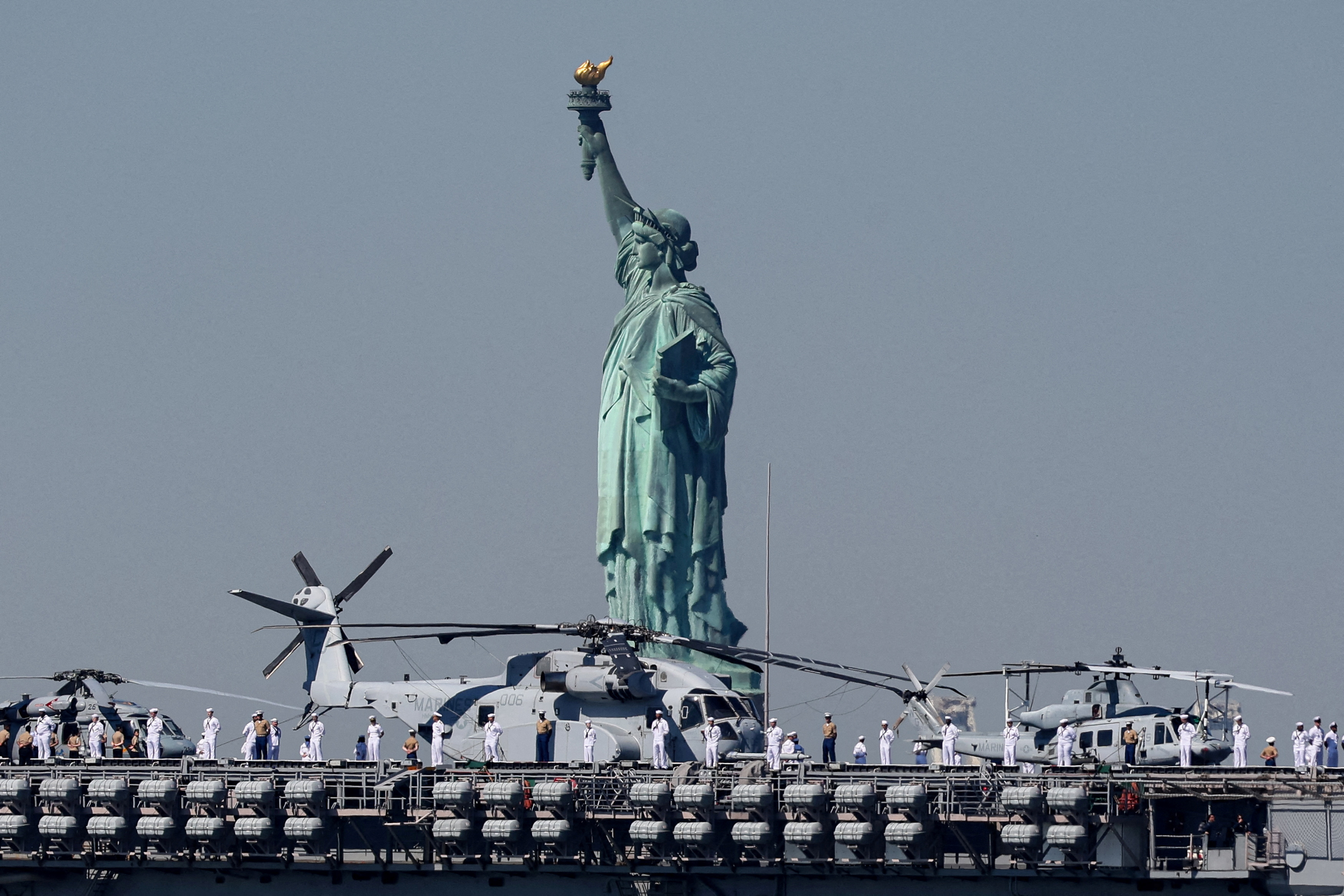 Fleet Week arrives in NYC with Parade of Ships - May 22, 2024 | Reuters