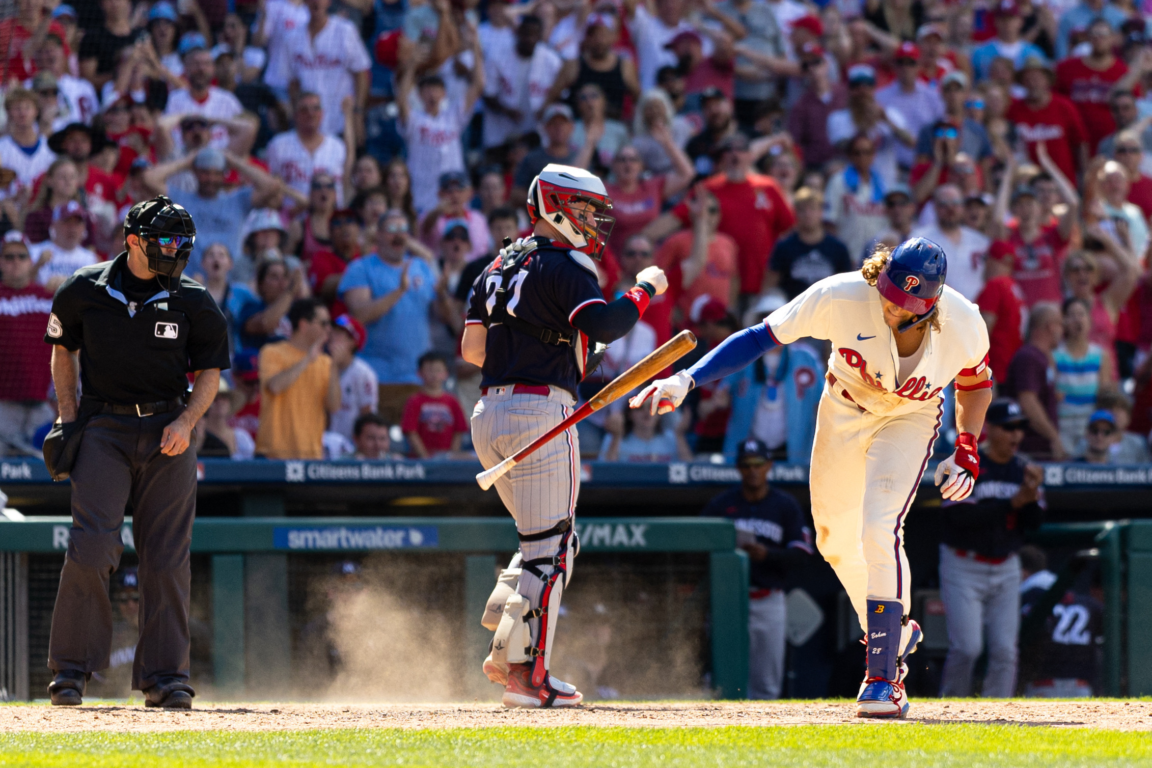 Gray strikes out 7, Luplow homers and the Twins beat the Phillies