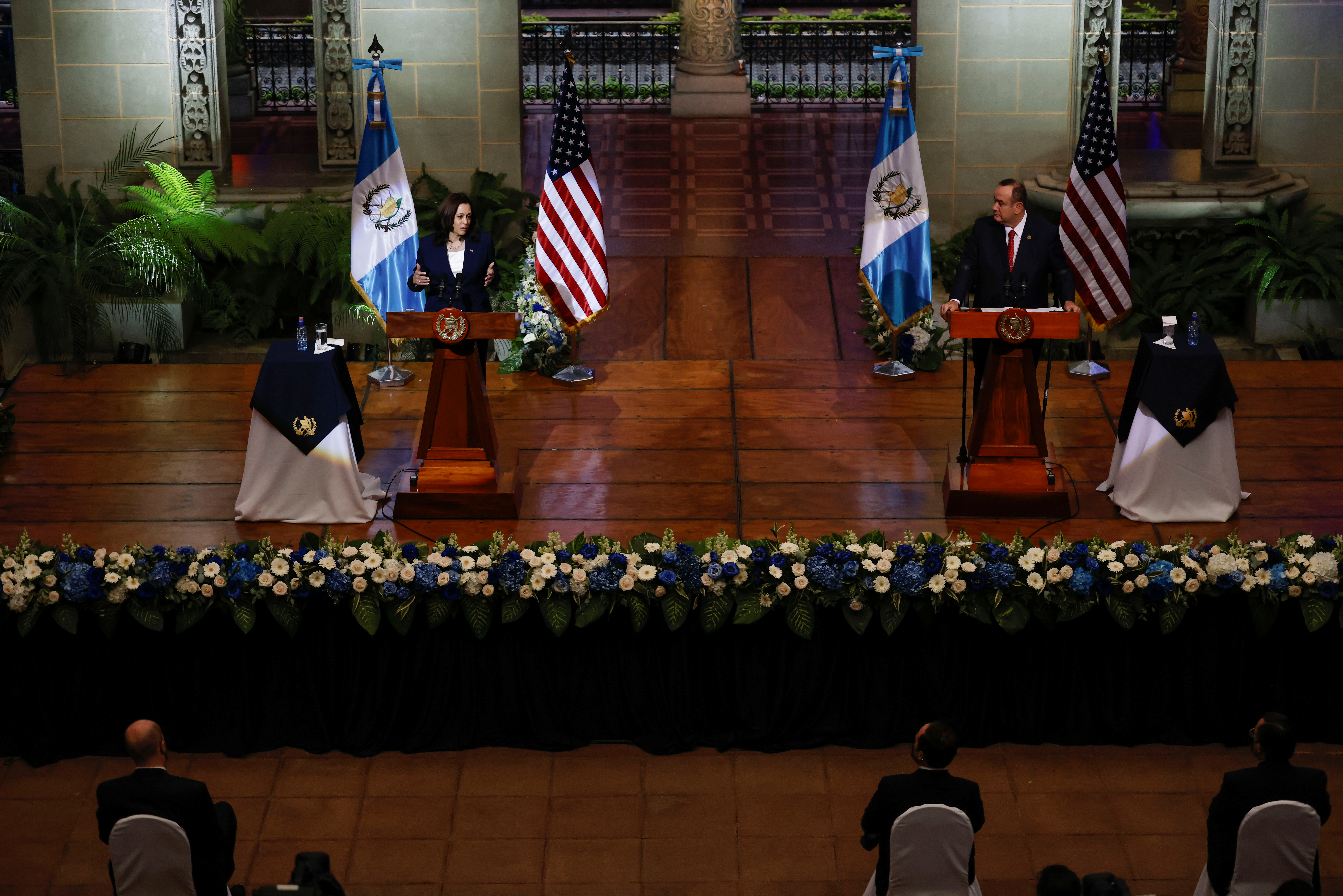 U.S. Vice President Harris visits Guatemala