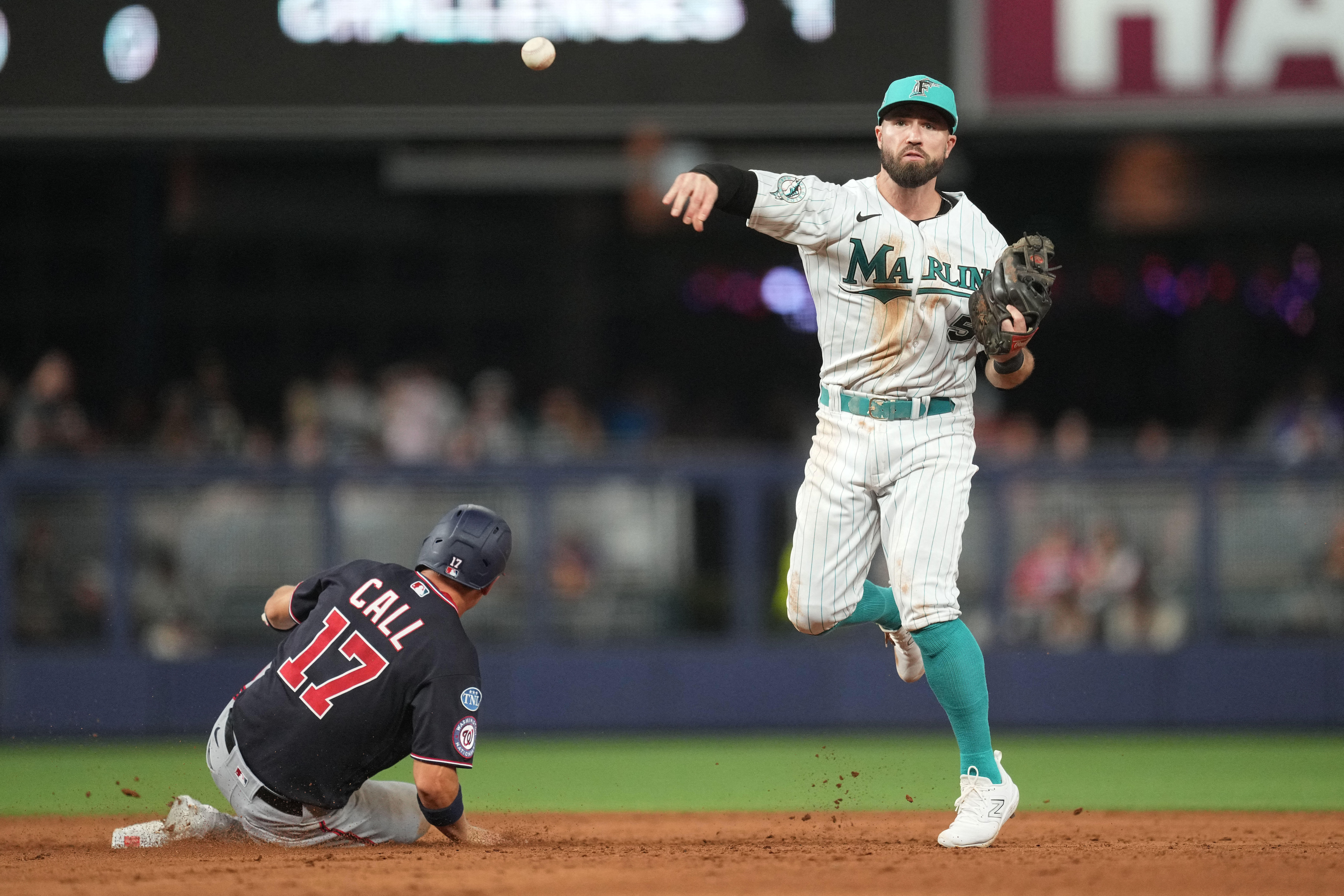 Jose Adon's shutout start powers streaking Nationals over Marlins