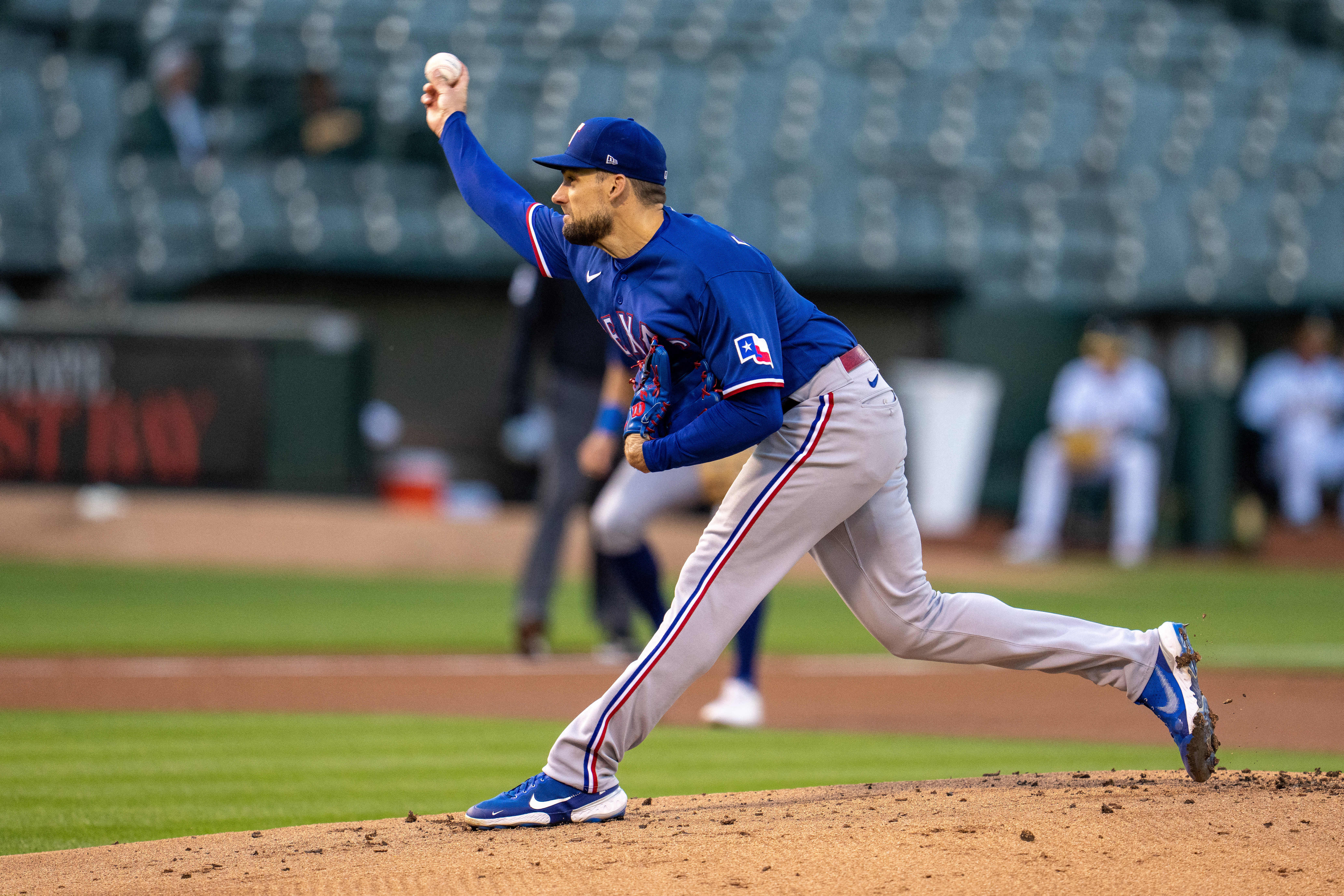 Nathan Eovaldi on cruise control, extends scoreless streak to lift Rangers  over Athletics