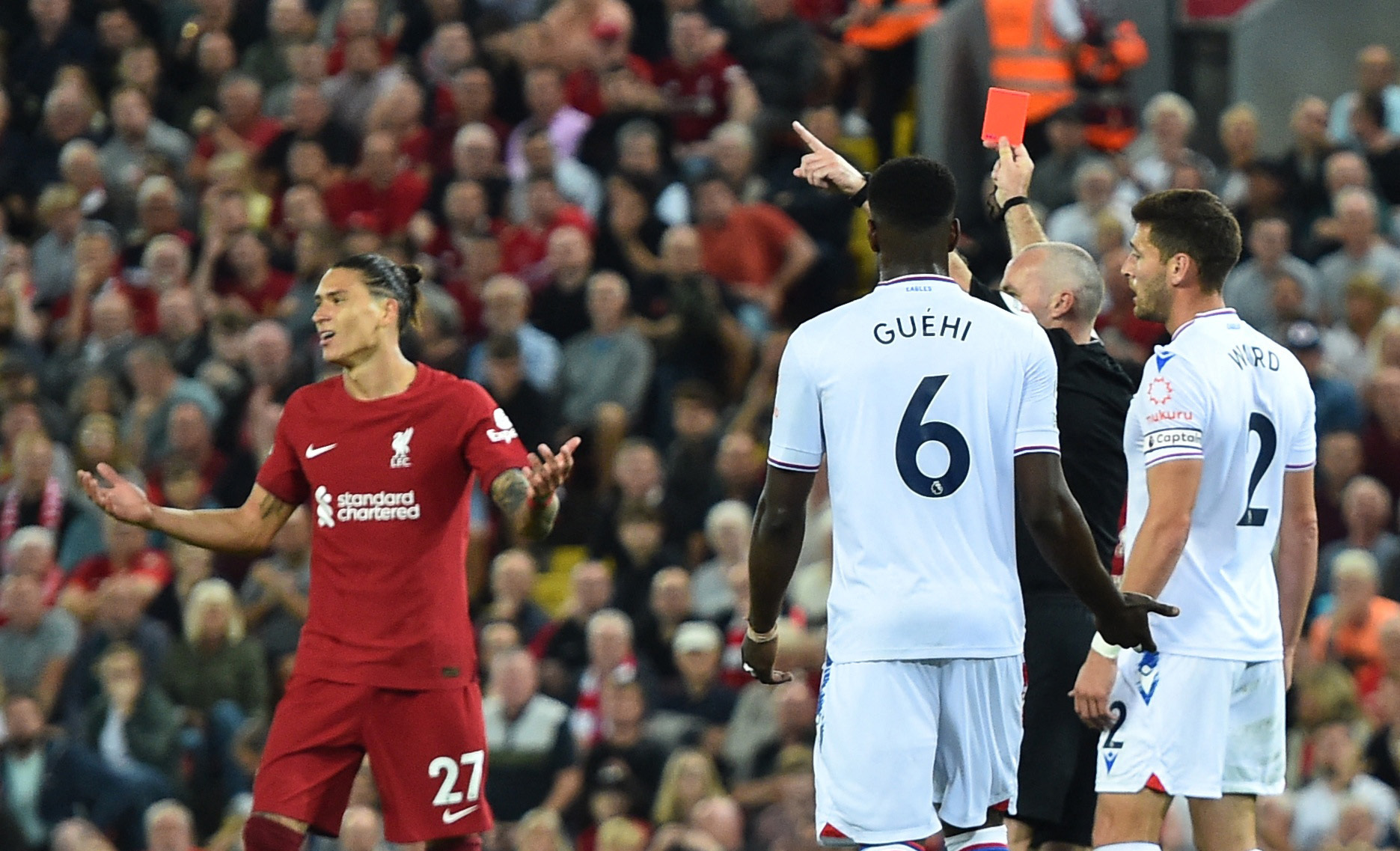 Klopp Proud Of Liverpool For Keeping Up Intensity After Nunez Red Card Reuters