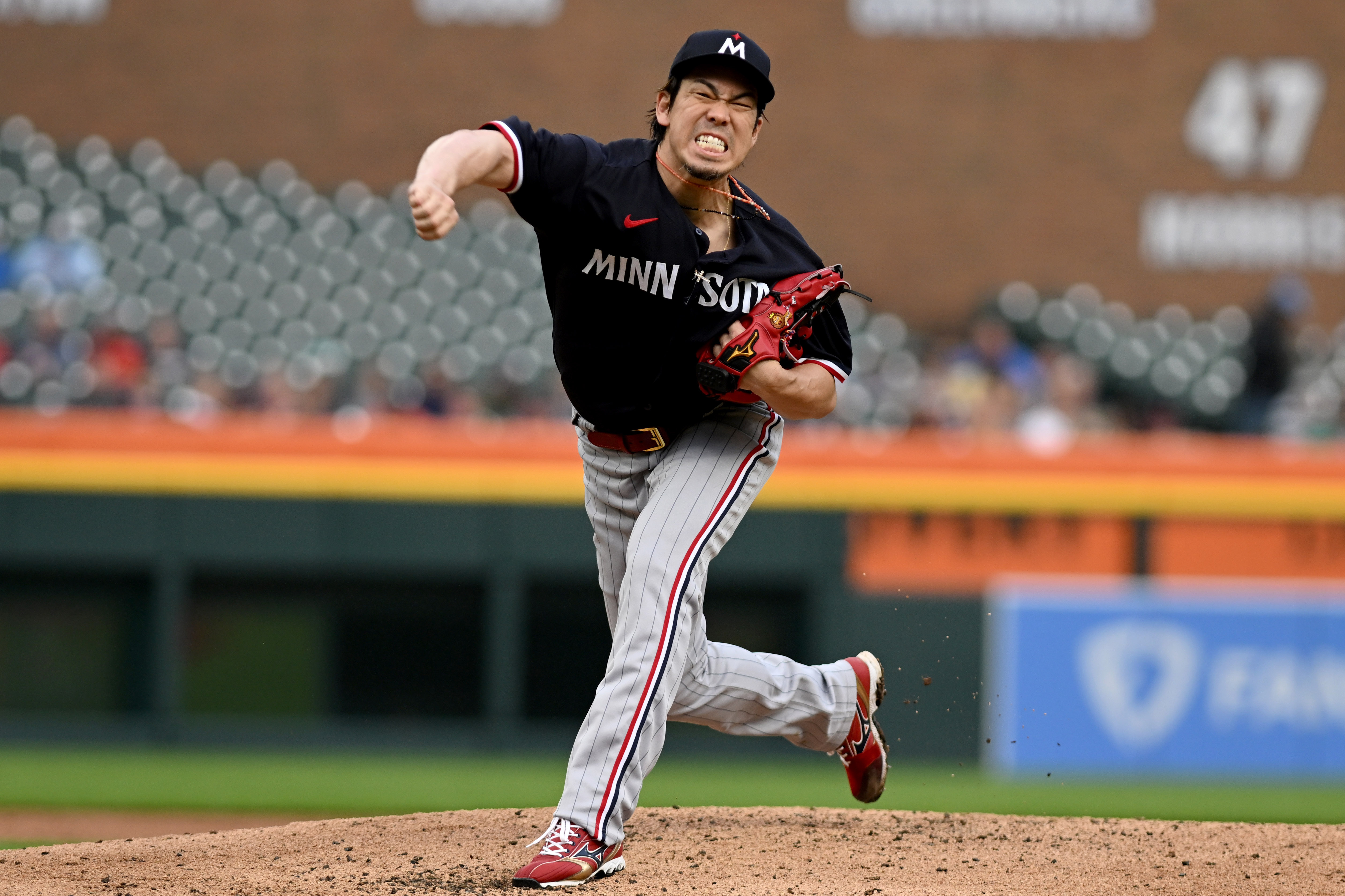 Minnesota Twins: 2021 Game-Used Kenta Maeda Jersey - worn 7/9/2021 - 7  Strikeouts over five scoreless innings vs. Detroit Tigers