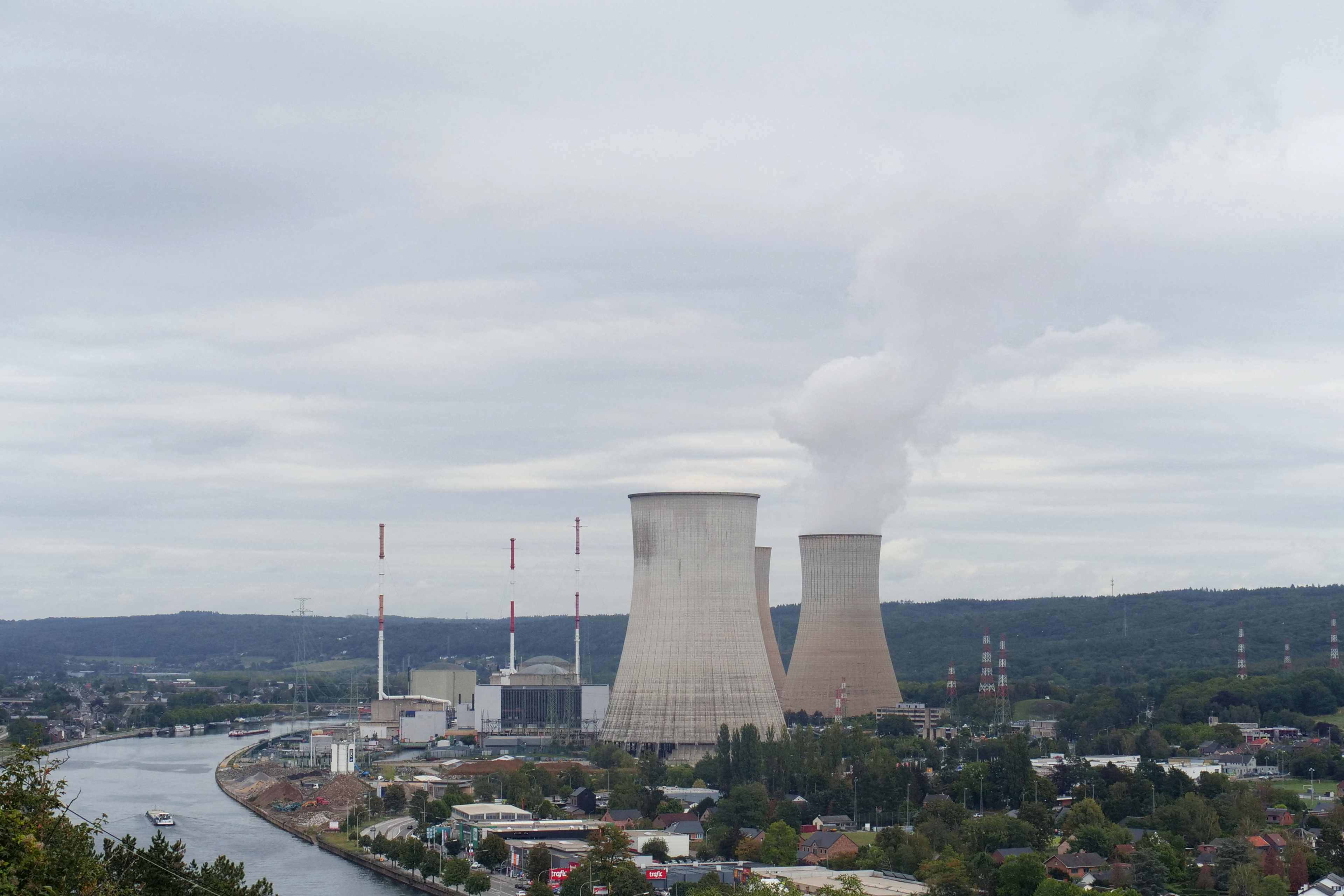 General view of the Tihange nuclear power plant of Engie Electrabel in Tihange