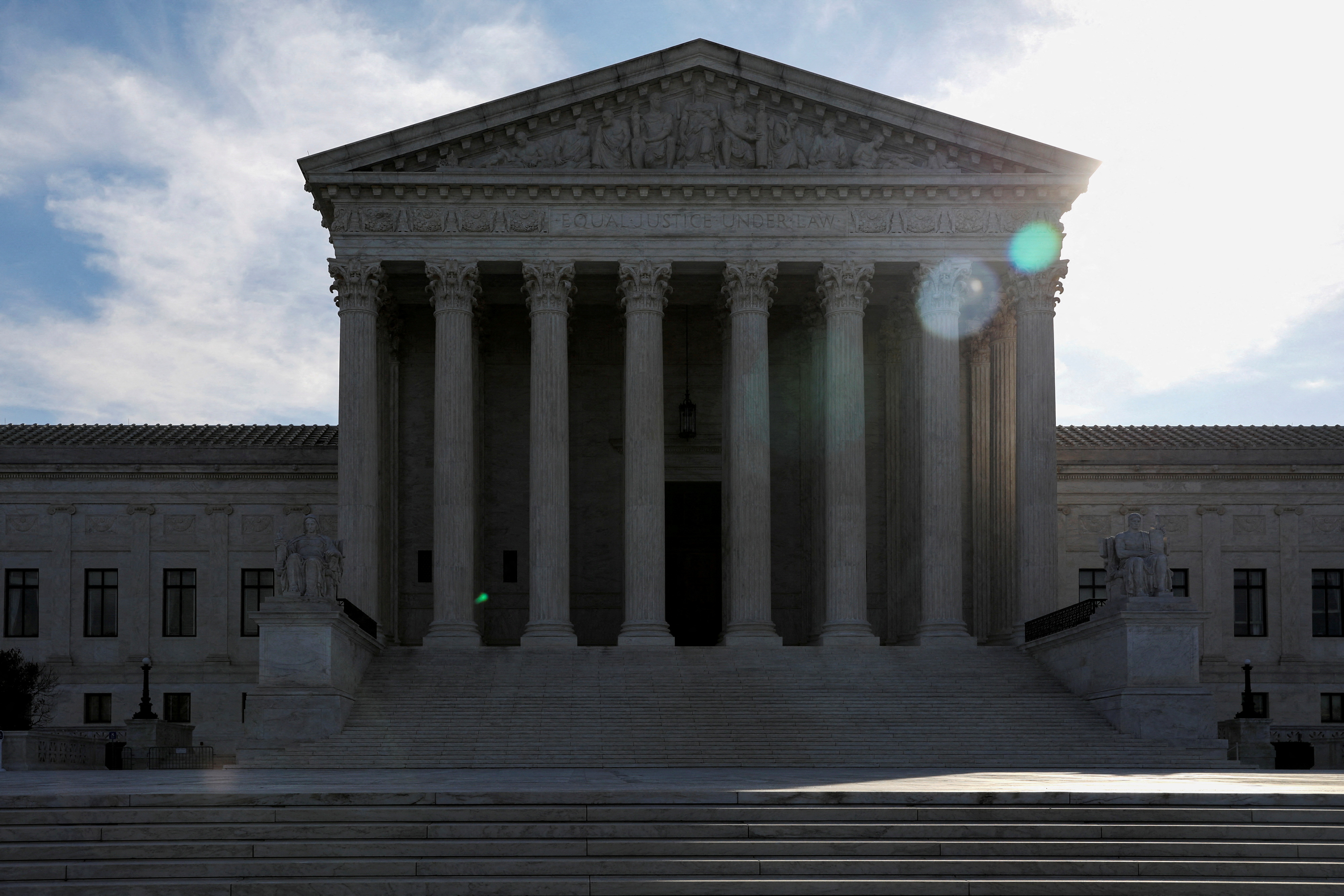 The U.S. Supreme Court building is pictured in Washington