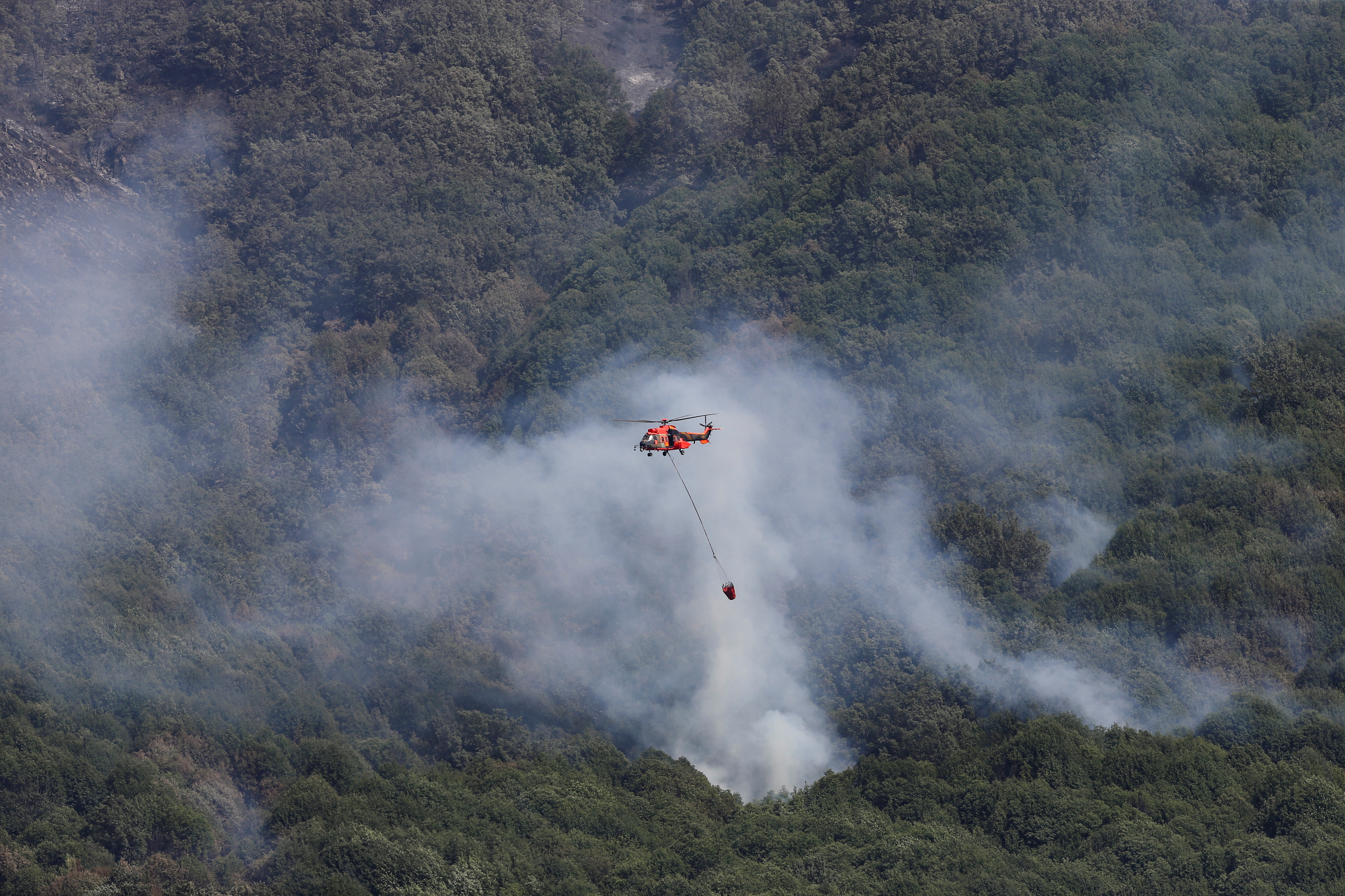 Wildfire rages as Spain experiences its second heatwave of the year