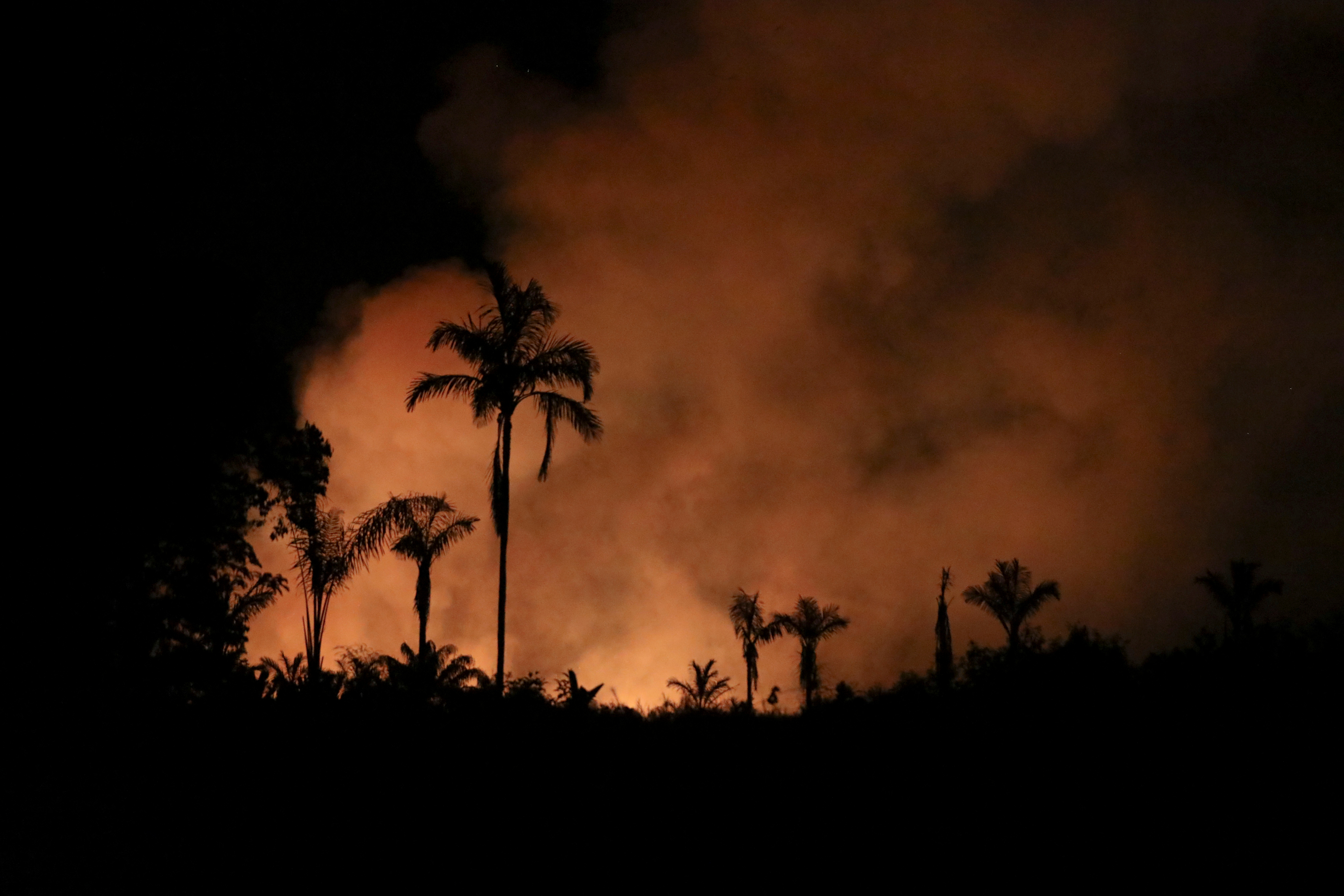 Fires surge in Brazilian Amazon for the third straight year in Canutama