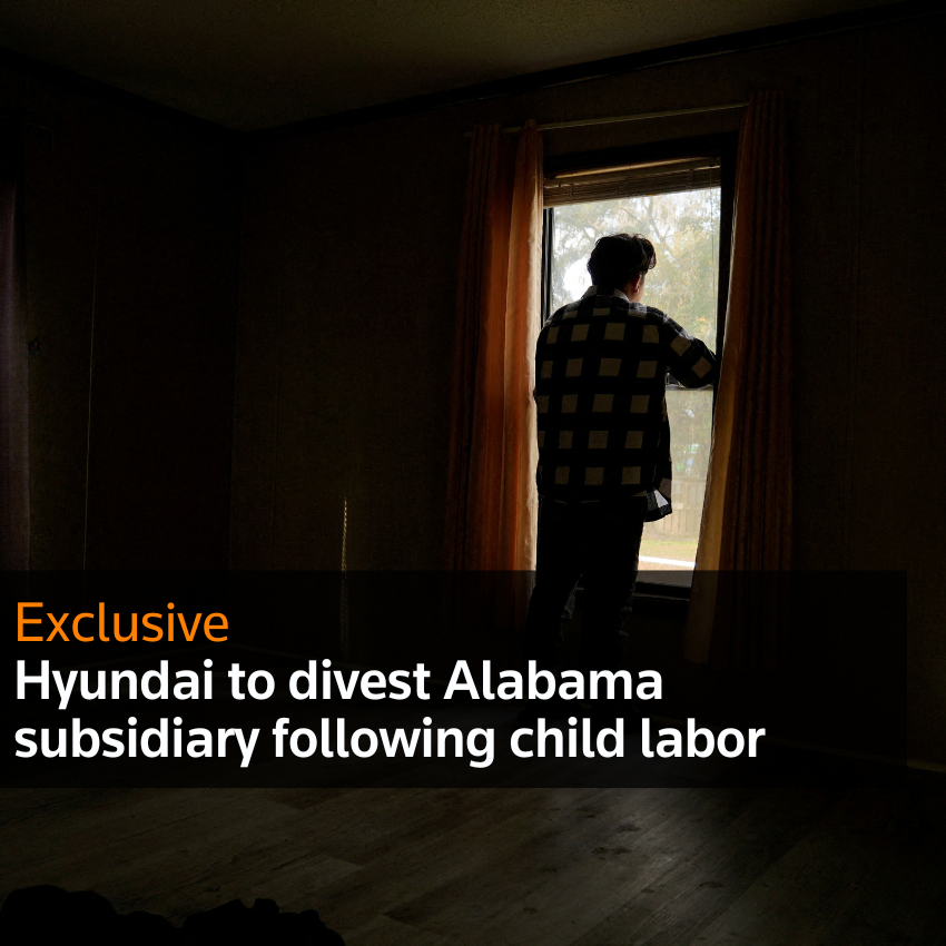 Hyundai venderá subsidiaria de Alabama tras trabajo infantil