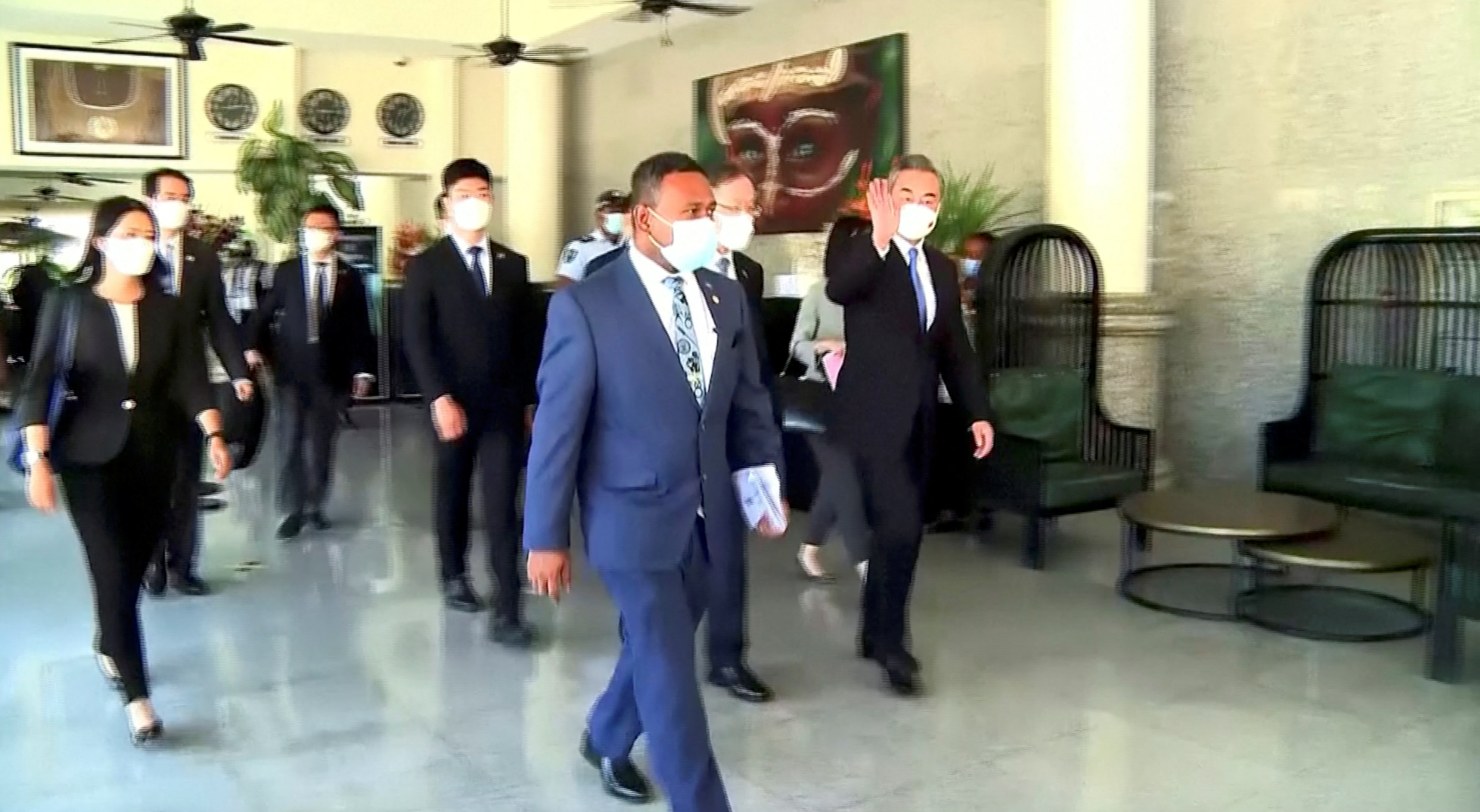 Chinese Foreign Minister, Wang Yi, visits Honiara, Solomon Islands