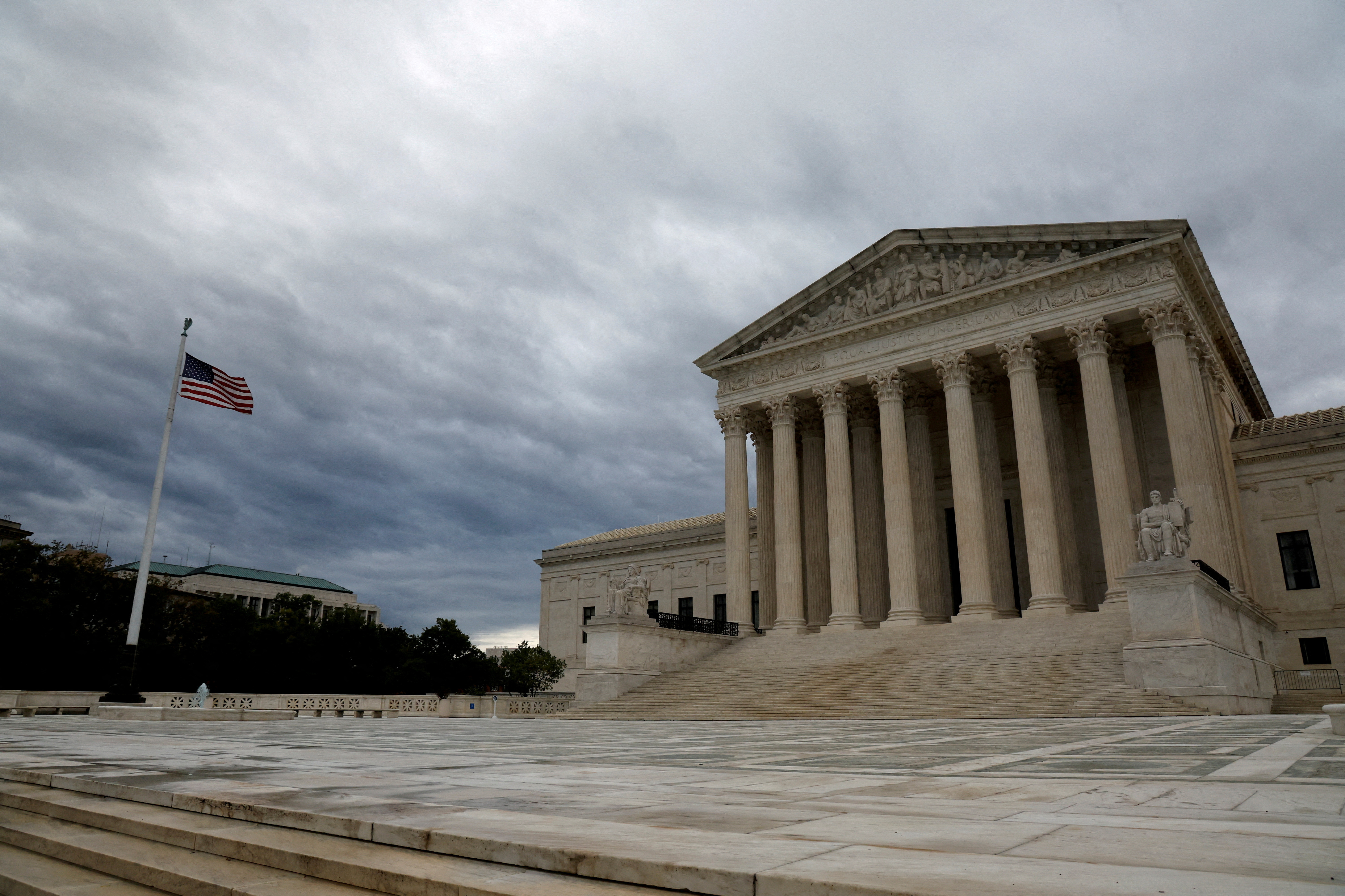 The first day of the court's new term in Washington