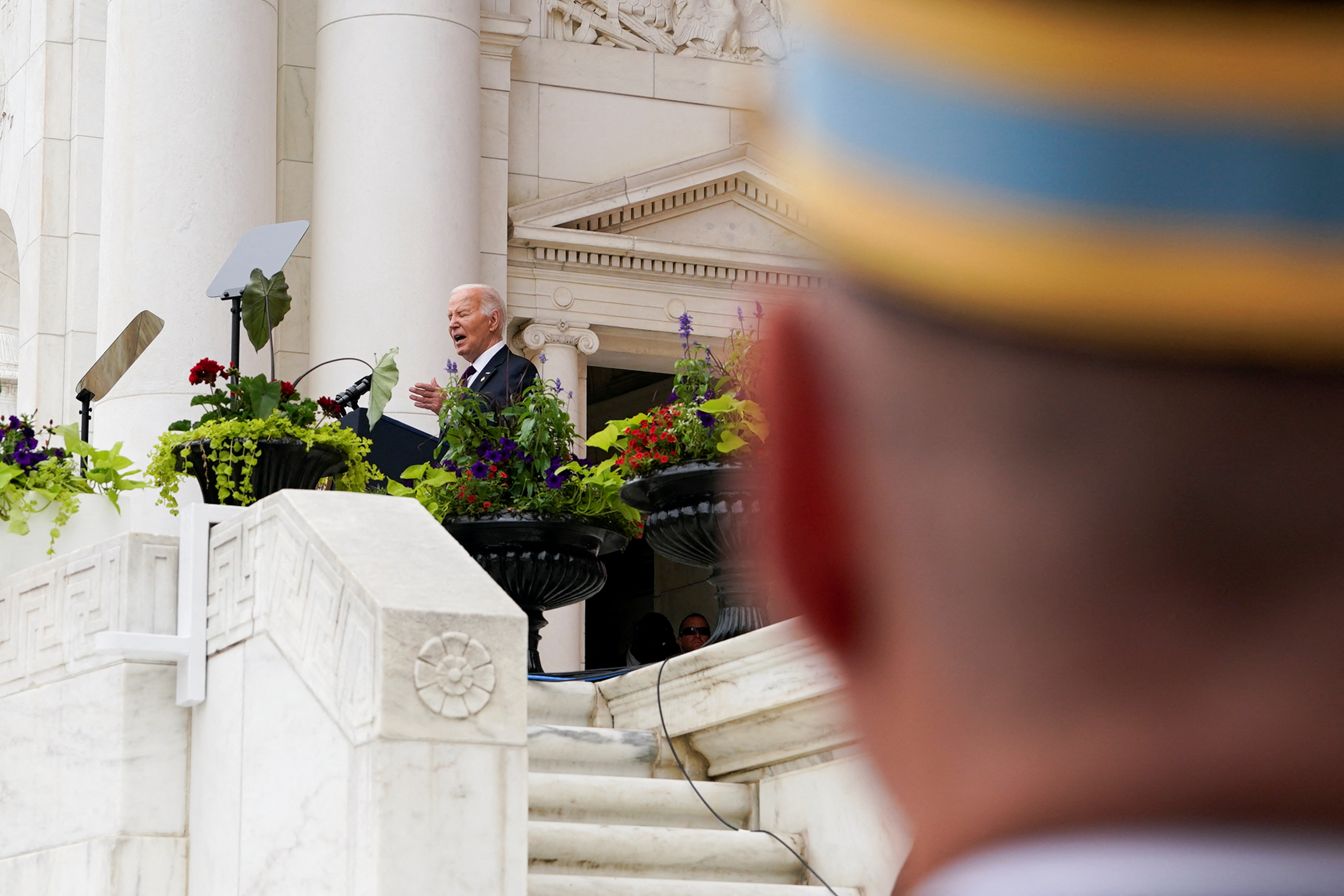 National Memorial Day Wreath-Laying and Observance Ceremony at Arlington National Cemetery, in Washington