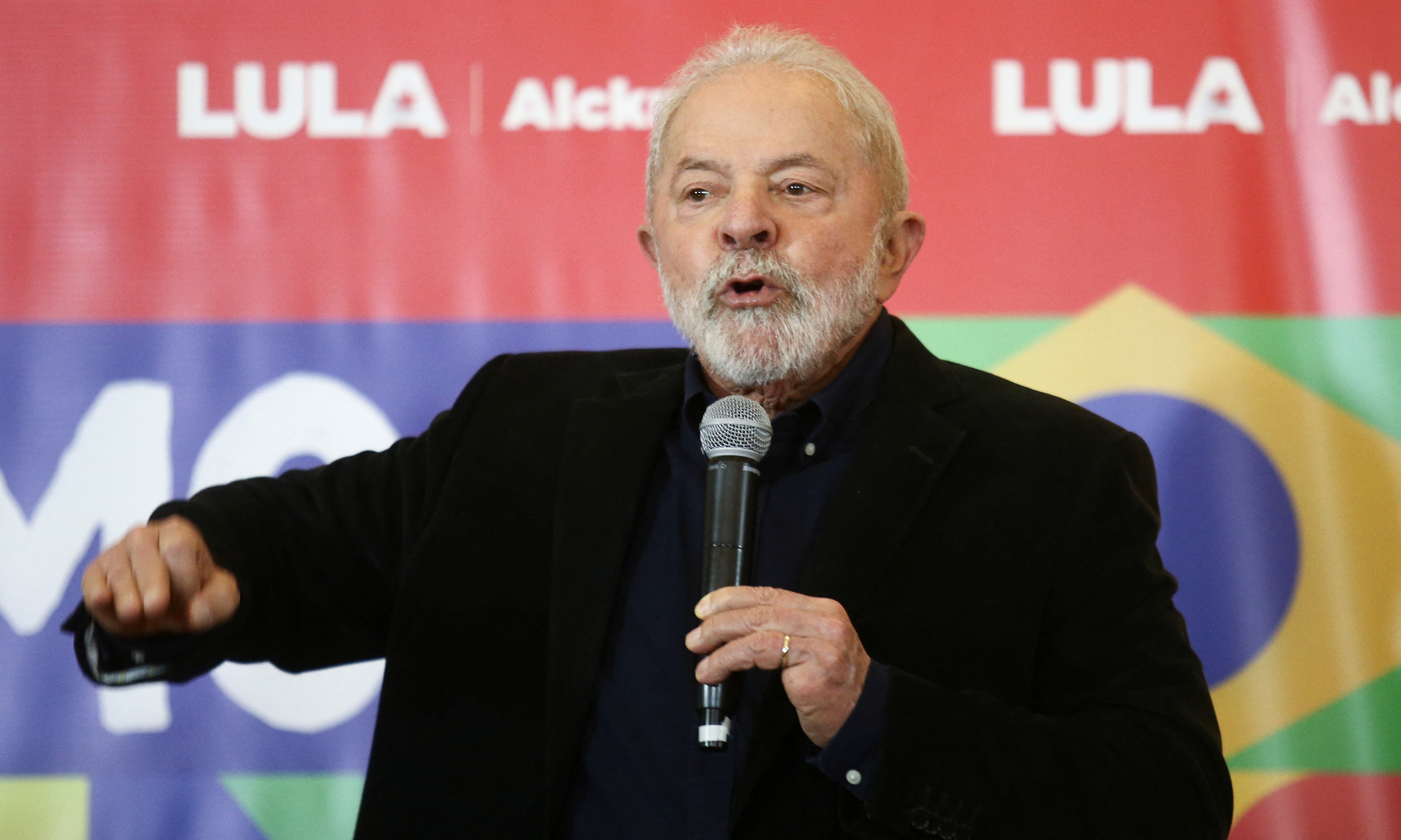 Former Brazil's President Lula da Silva meets Europeans politicians in Sao Paulo