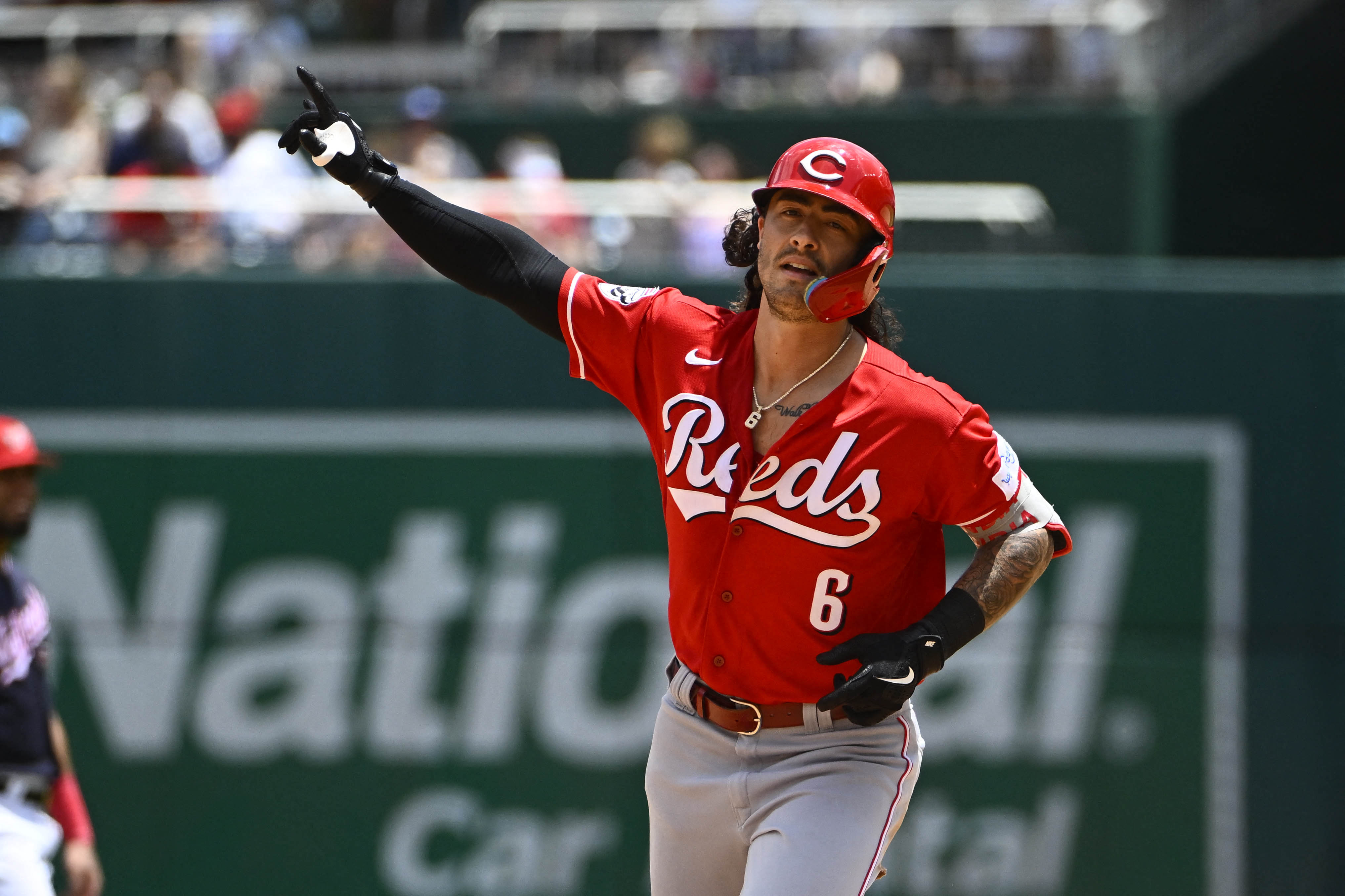 Jonathan India's homers help lift Reds over Nats