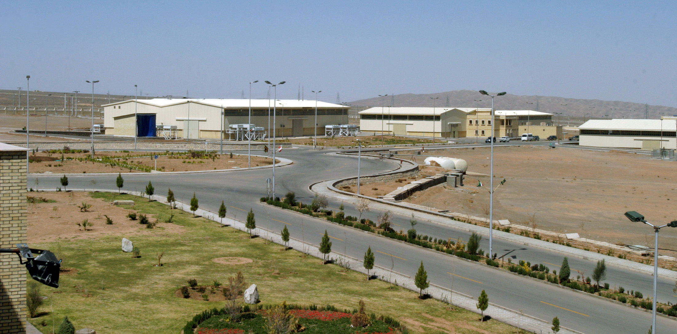 A view of the Natanz uranium enrichment facility 250 km (155 miles) south of the Iranian capital Tehran