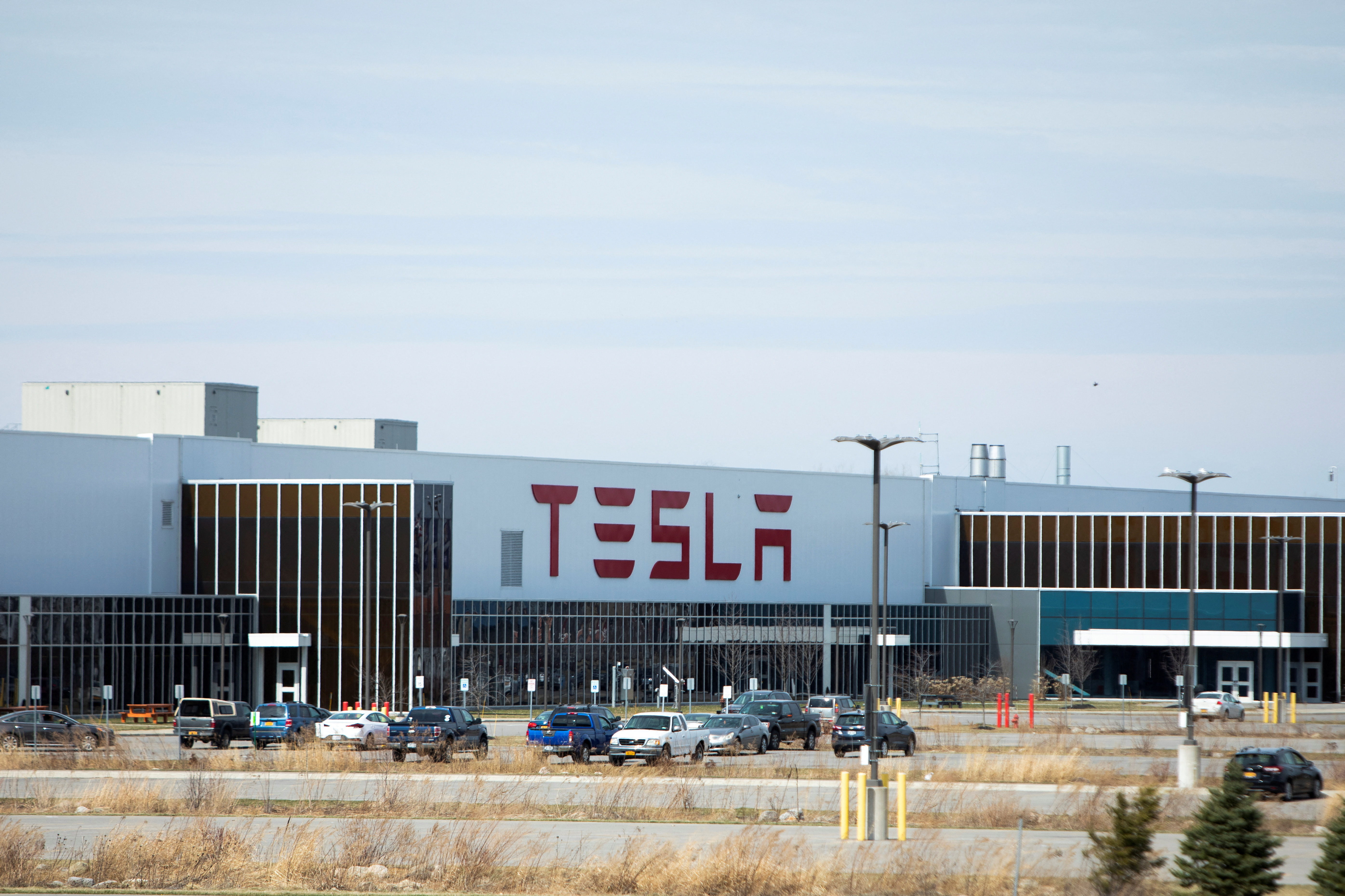 Tesla Inc. Gigafactory 2, which is also known as RiverBend, is pictured during the spread of coronavirus disease (COVID-19), in Buffalo, New York
