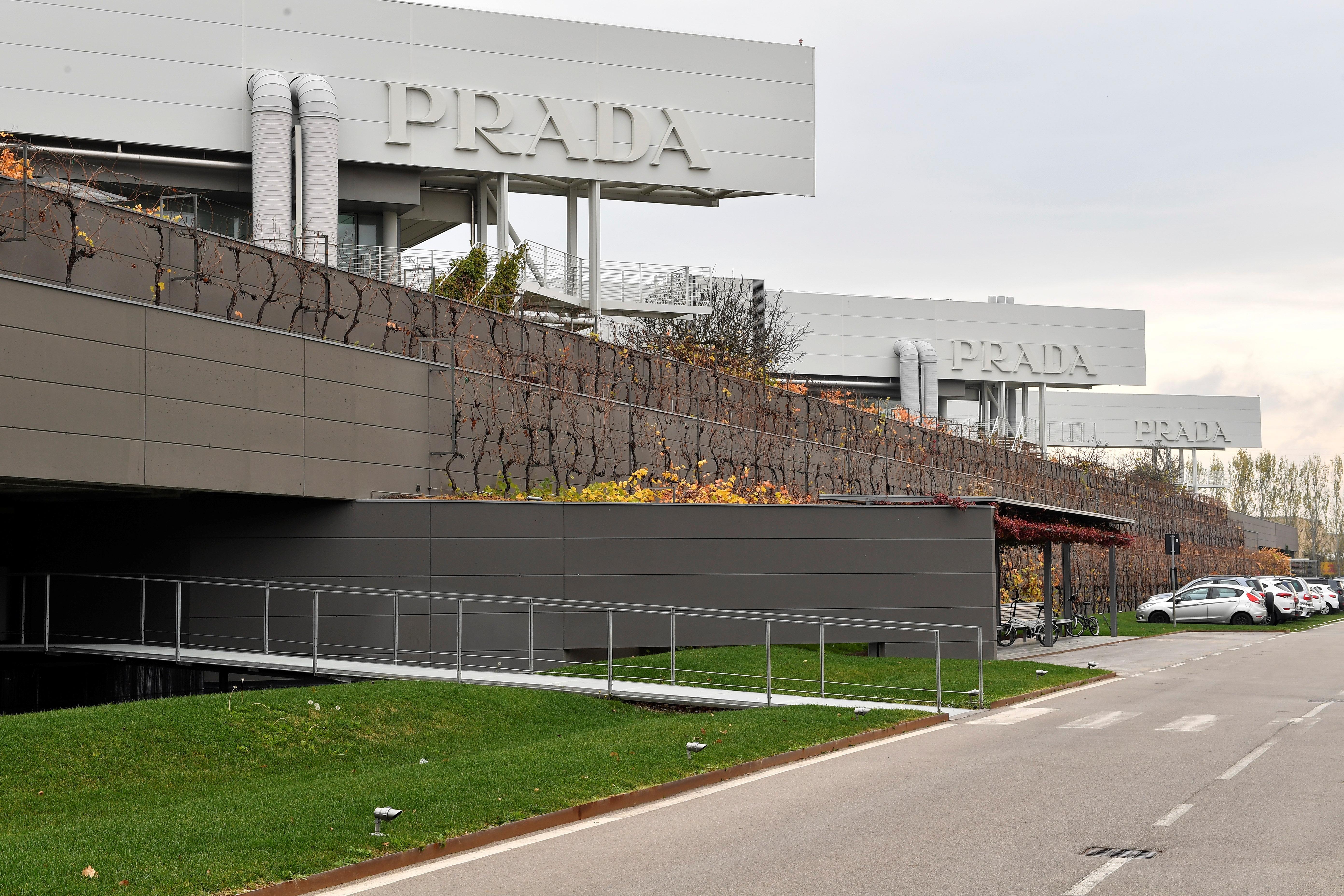 A general view shows Prada's industrial headquarters' garden factory which hosts the production and development of Prada and Miu Miu's leather goods collections, in Valvigna Italy, November 22, 2021. REUTERS/Jennifer Lorenzini