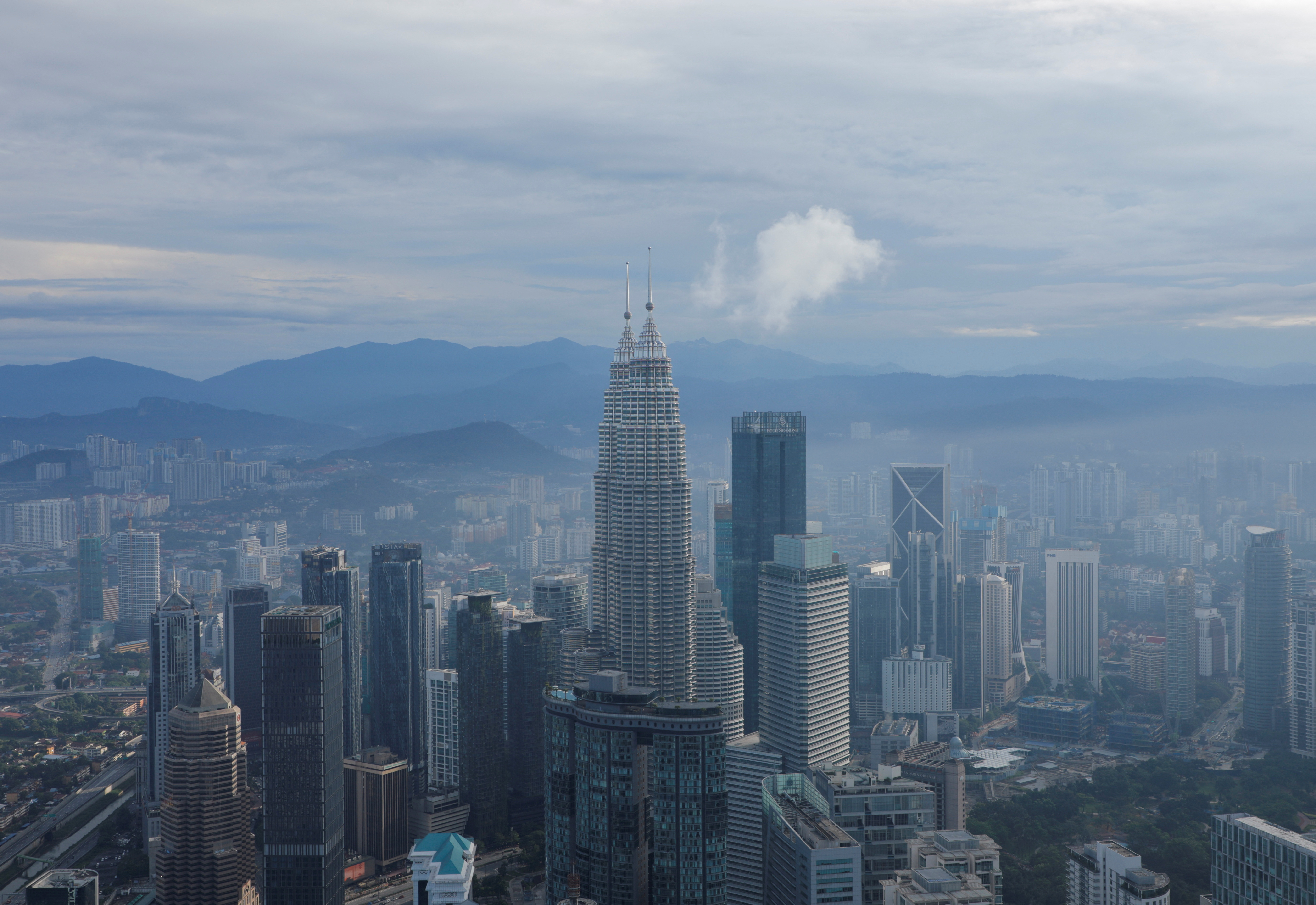 A general view of city skyline in Kuala Lumpur