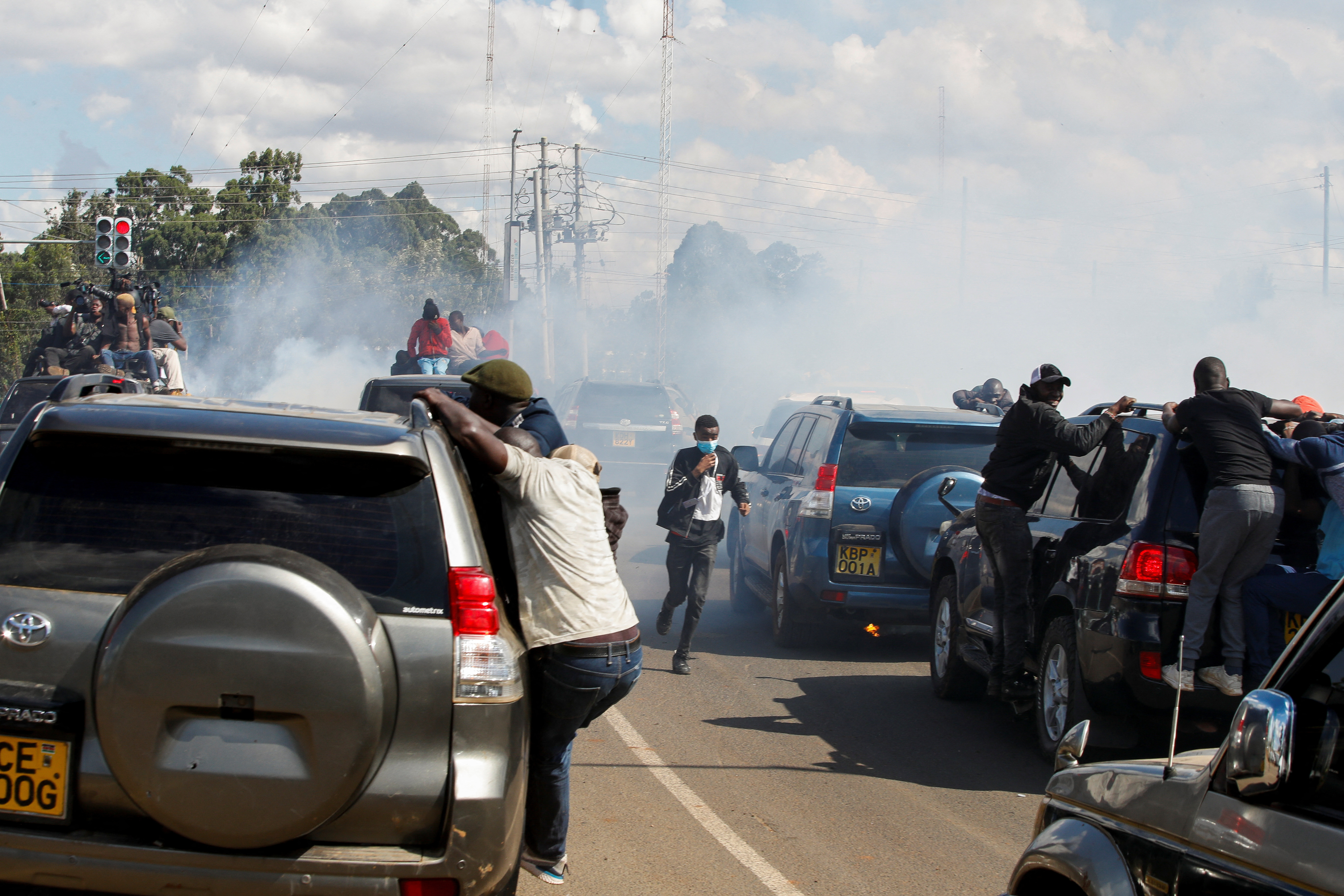 Nationwide protest over cost of living and against President William Ruto's government in Nairobi