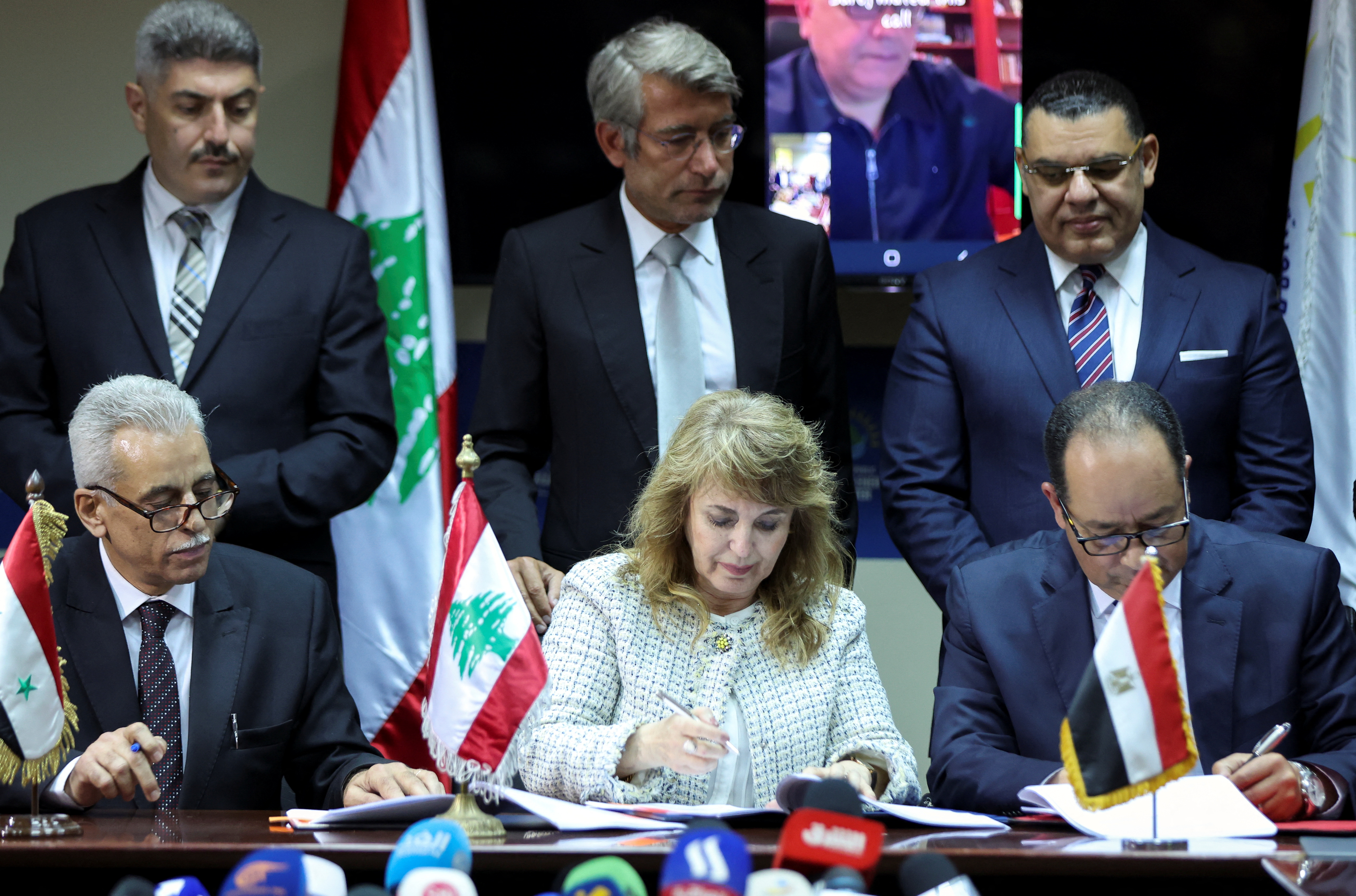 Lebanon, Syria, Egypt sign gas import agreement in Beirut