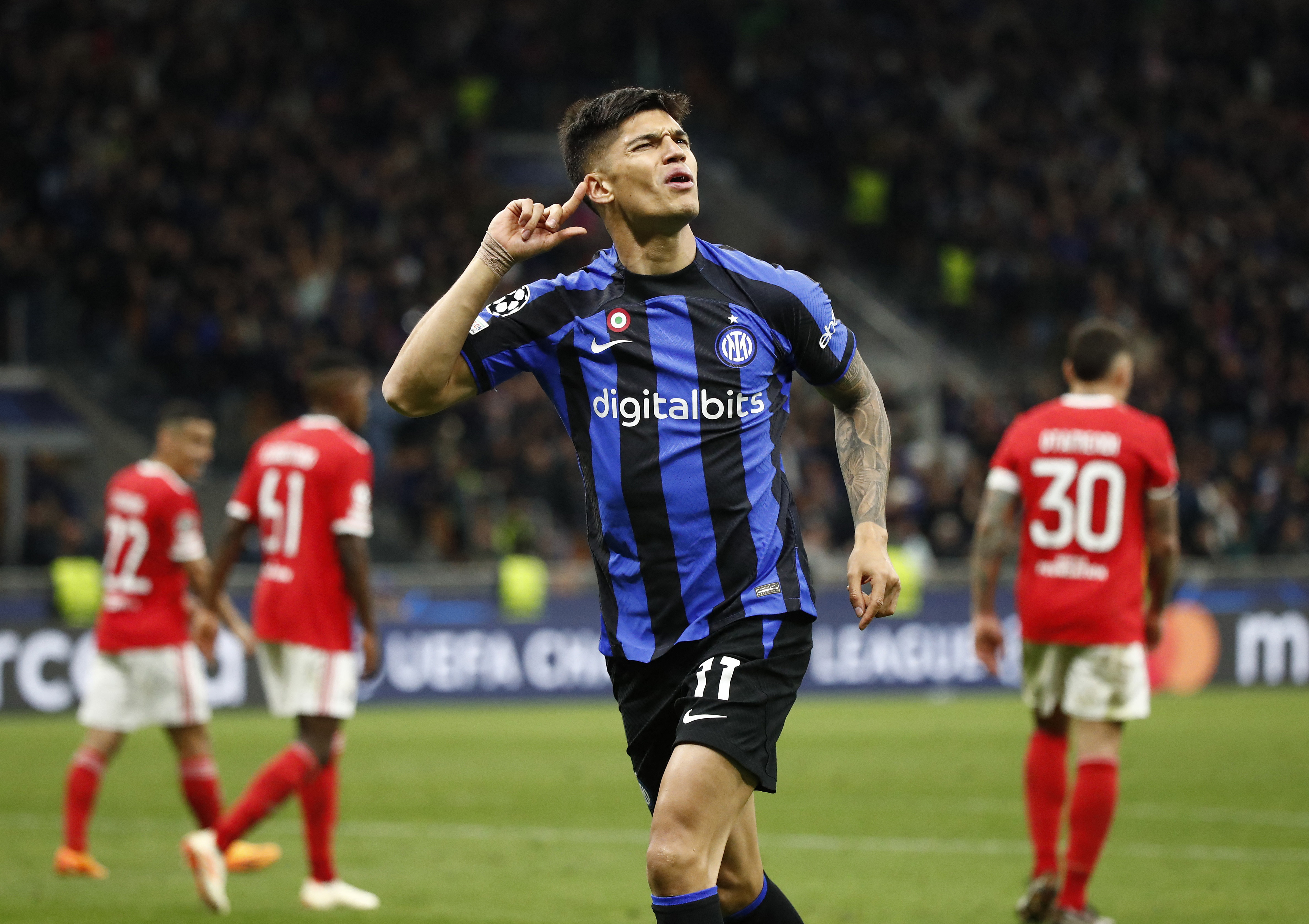 Champions League: Benfica-Inter 0-2 final result quarter-final first leg -  Calcio Deal