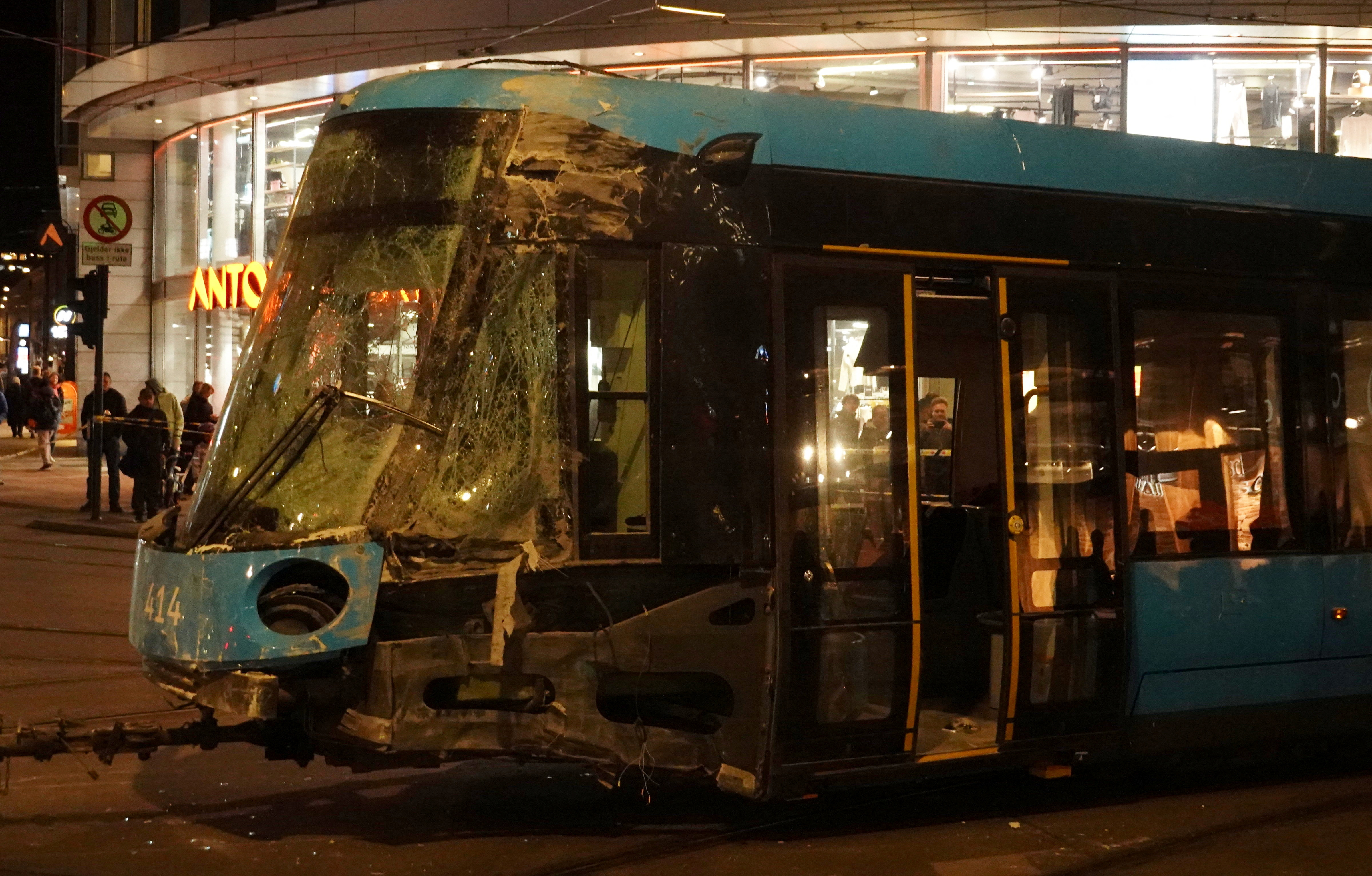 Tram Derails And Crashes Into Shop In Oslo Injuring Four | Reuters