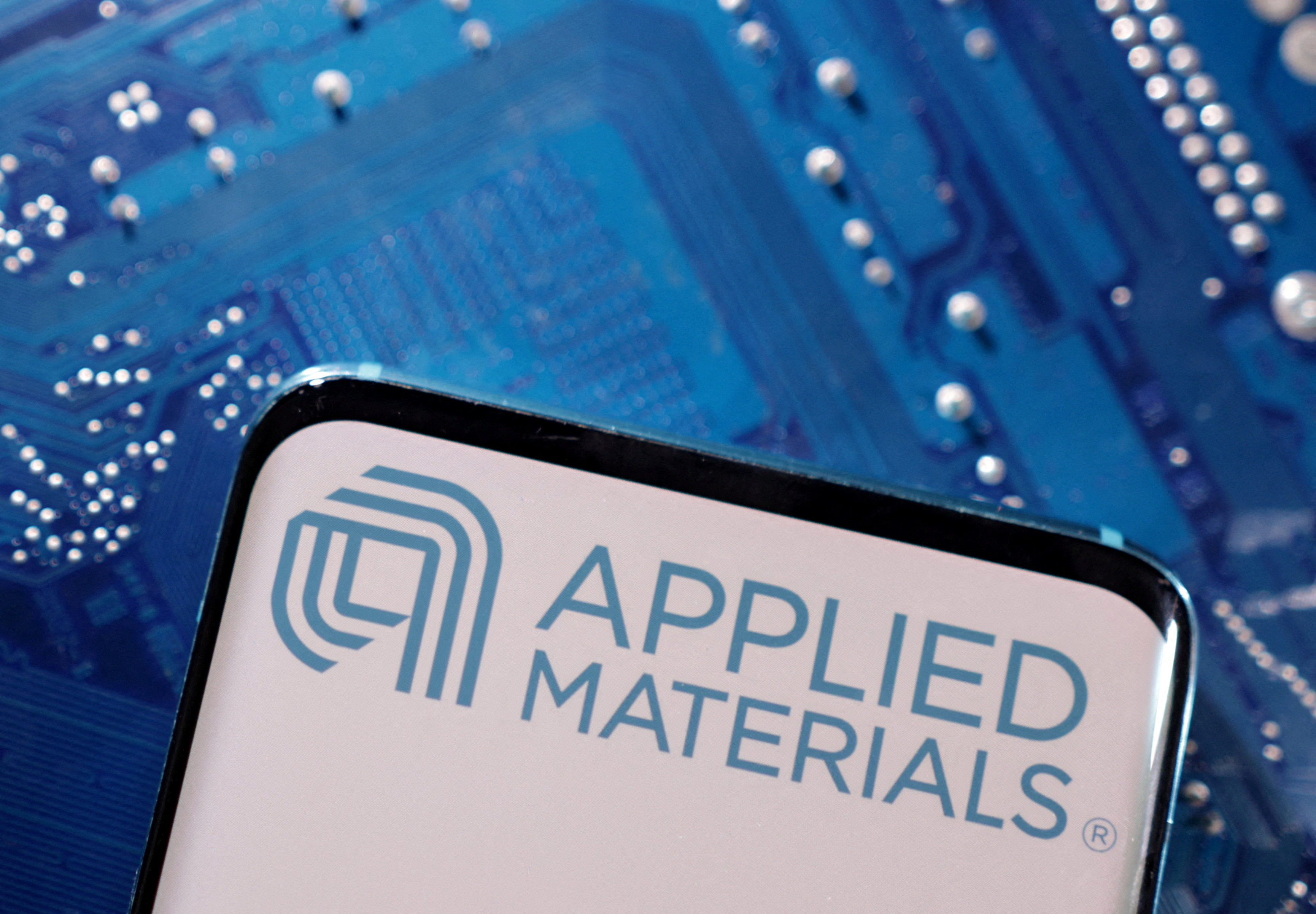 Illustration shows Applied Materials logo