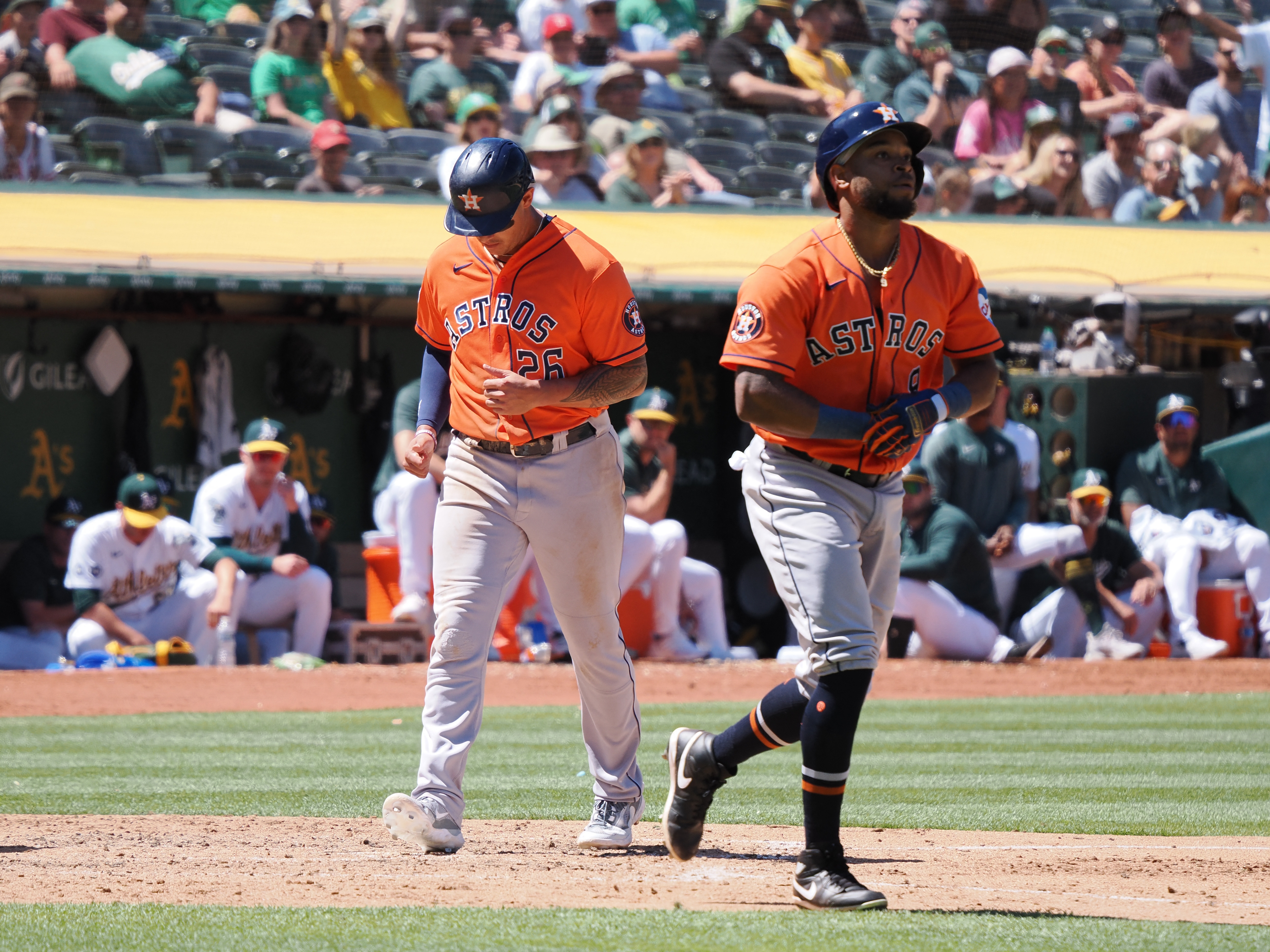 Mauricio Dubón's homer in the ninth inning lifts Astros past A's 3