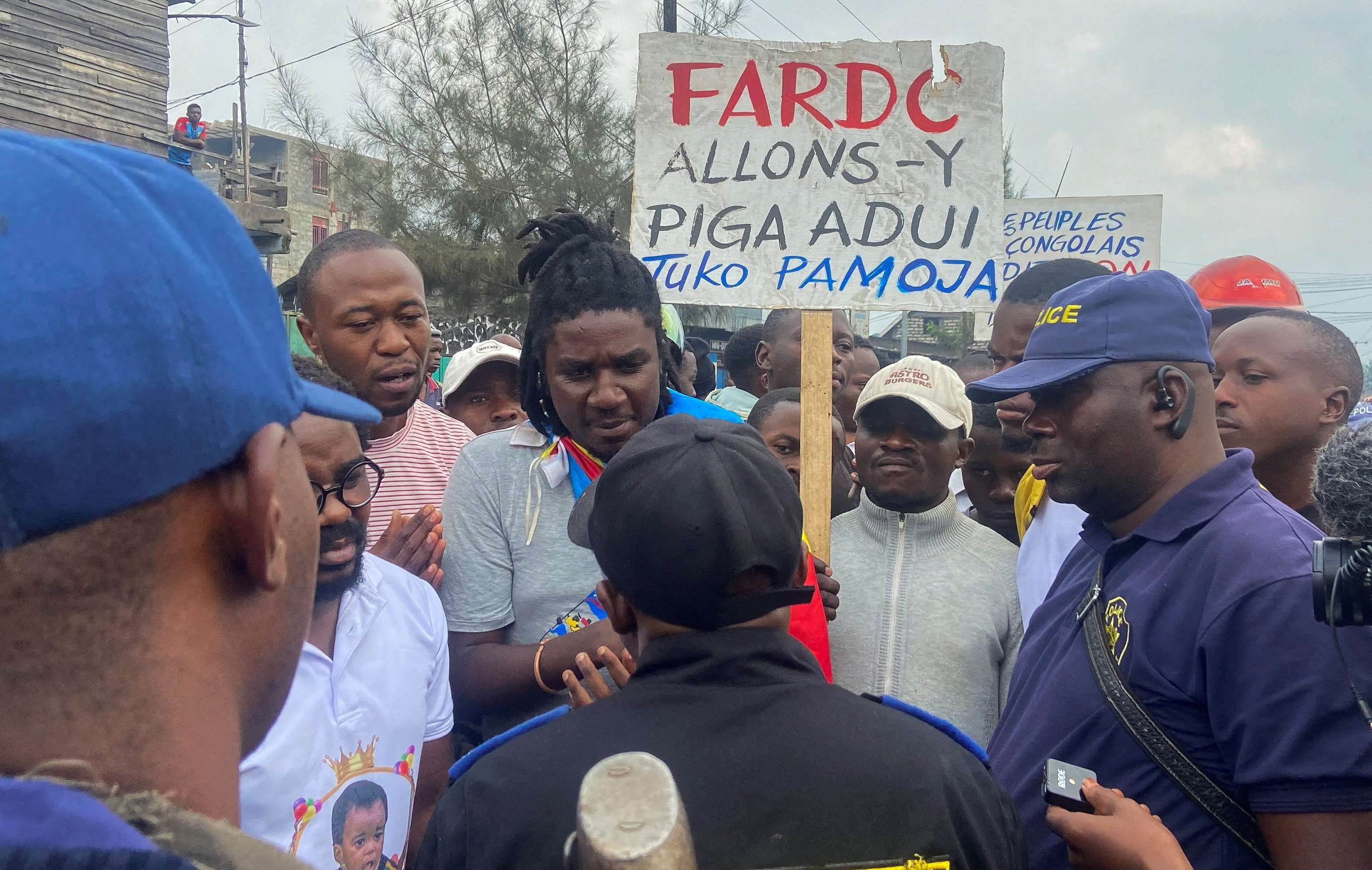 Congo police scatter protesters denouncing slow M23 rebel pullback in Goma
