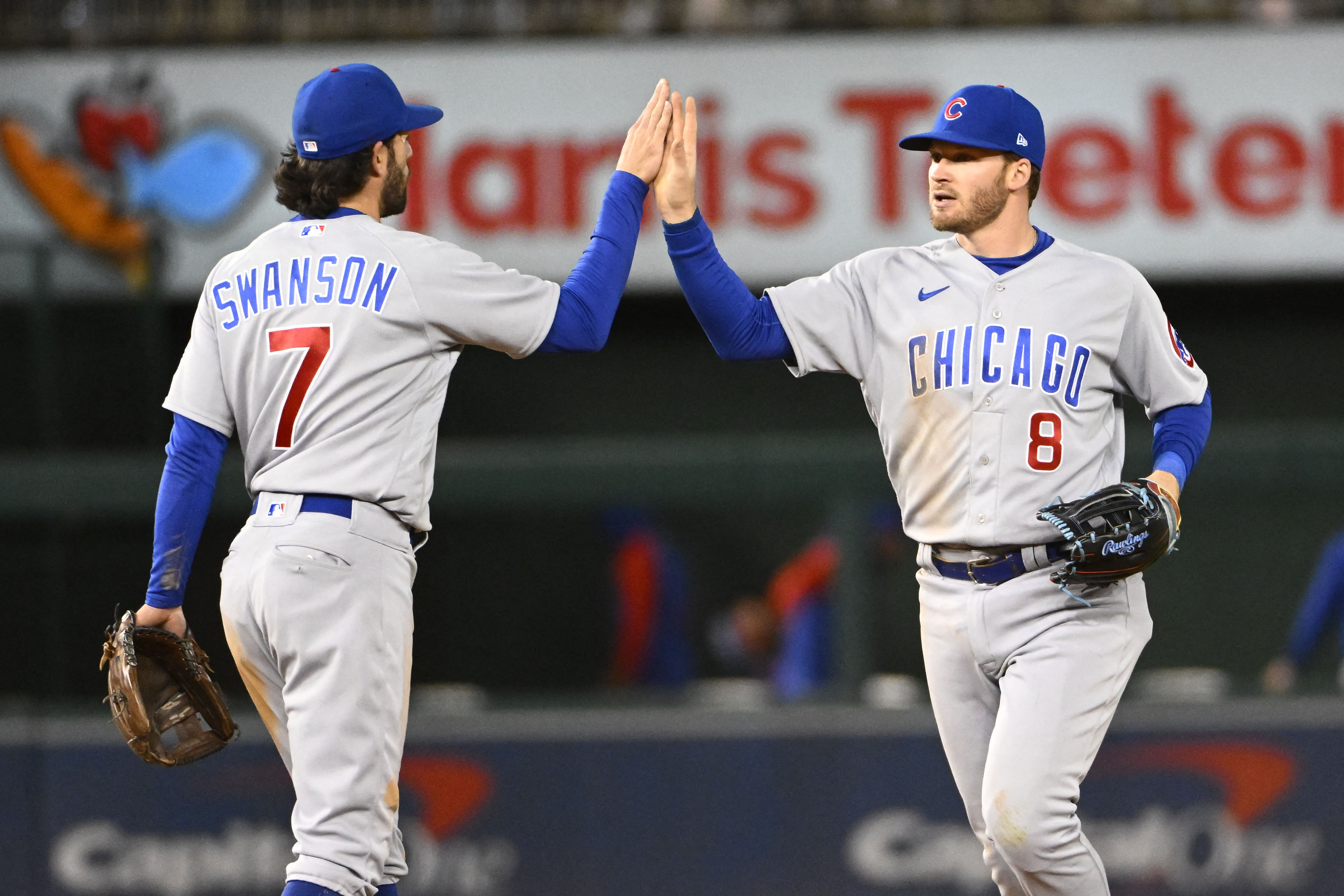 Swanson homers, Smyly sharp as Cubs beat Nationals 5-1